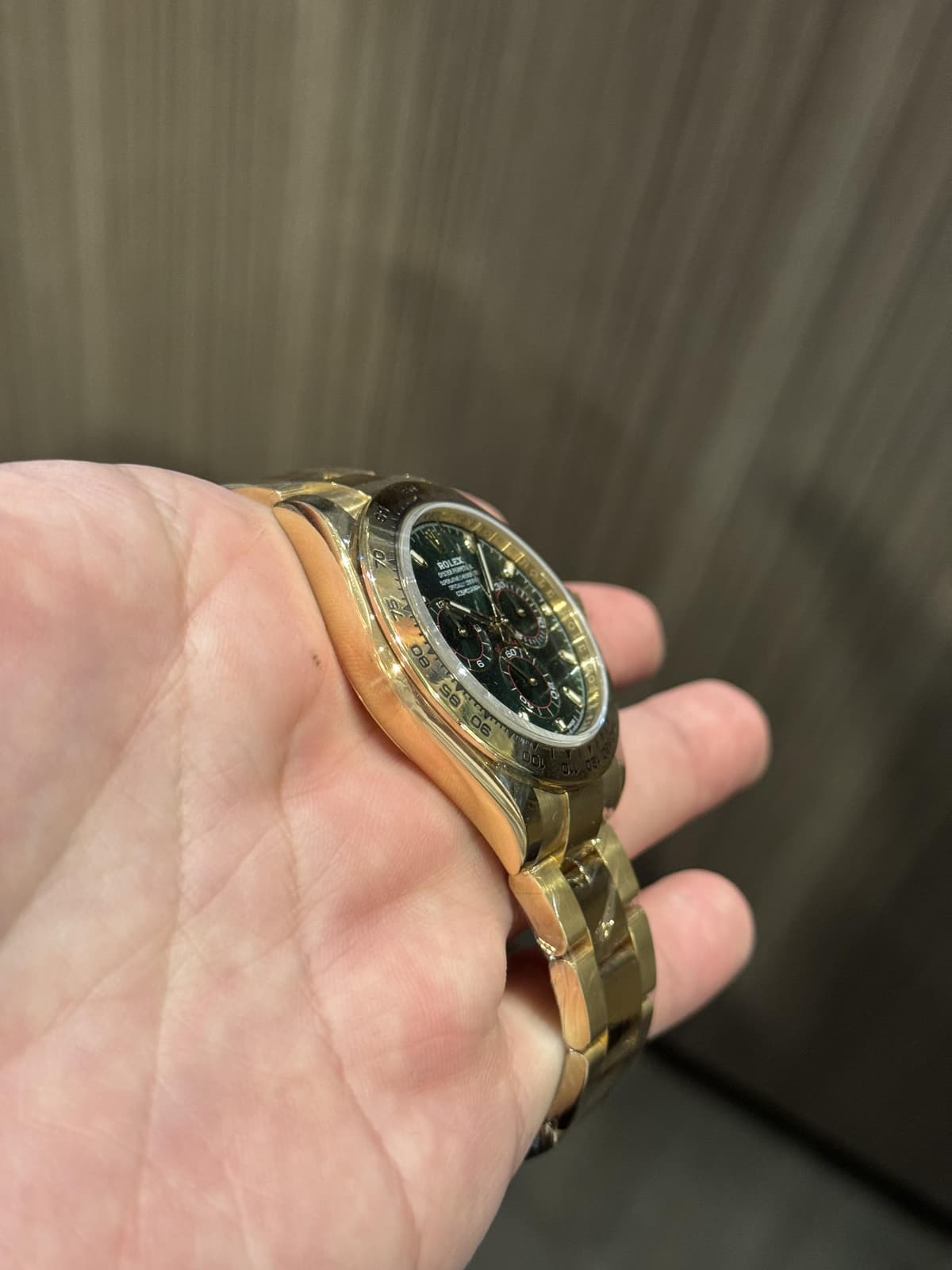 Thumb Cosmograph Daytona Yellow Gold / Green