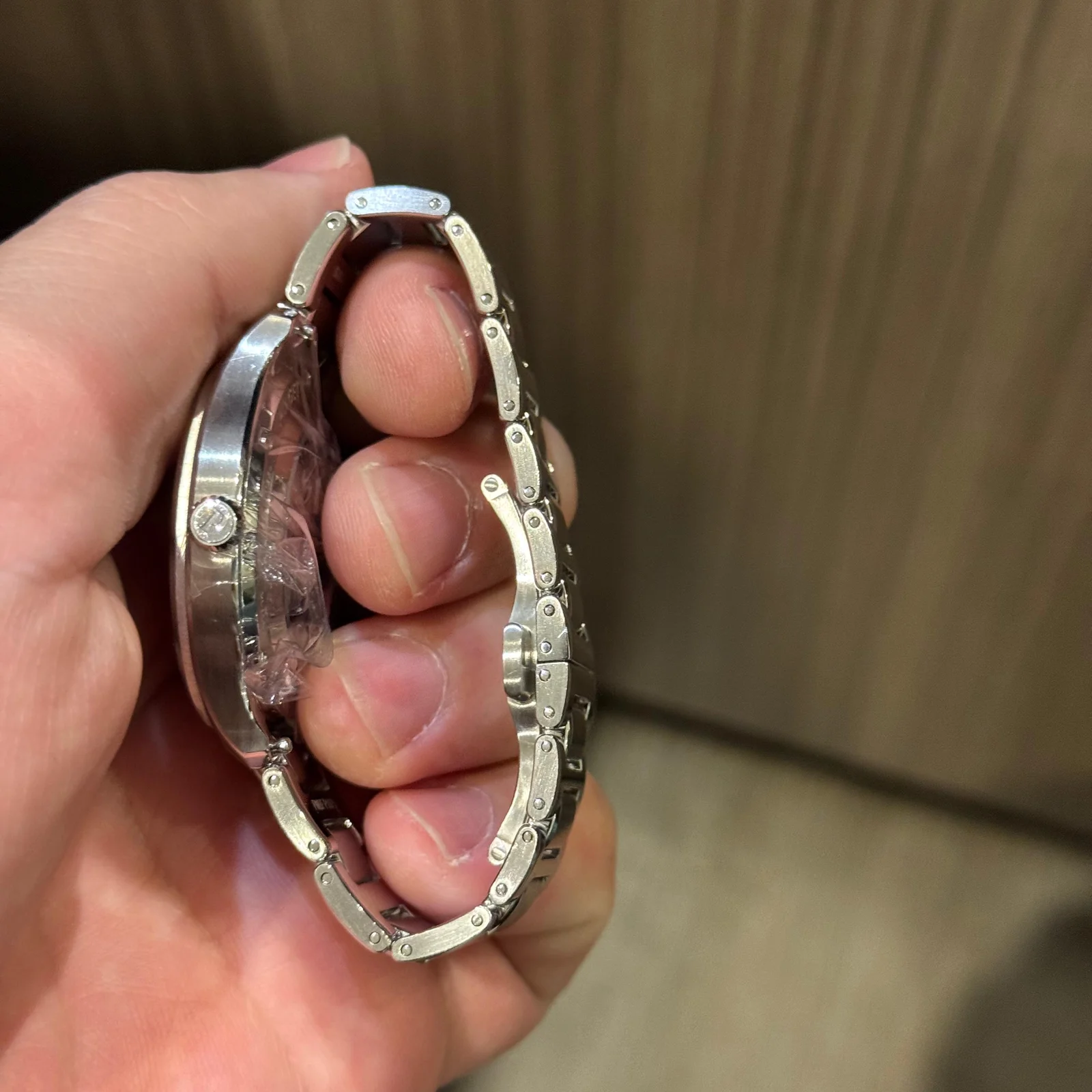 Thumb Polo Date / Stainless Steel / Diamond Index / Blue