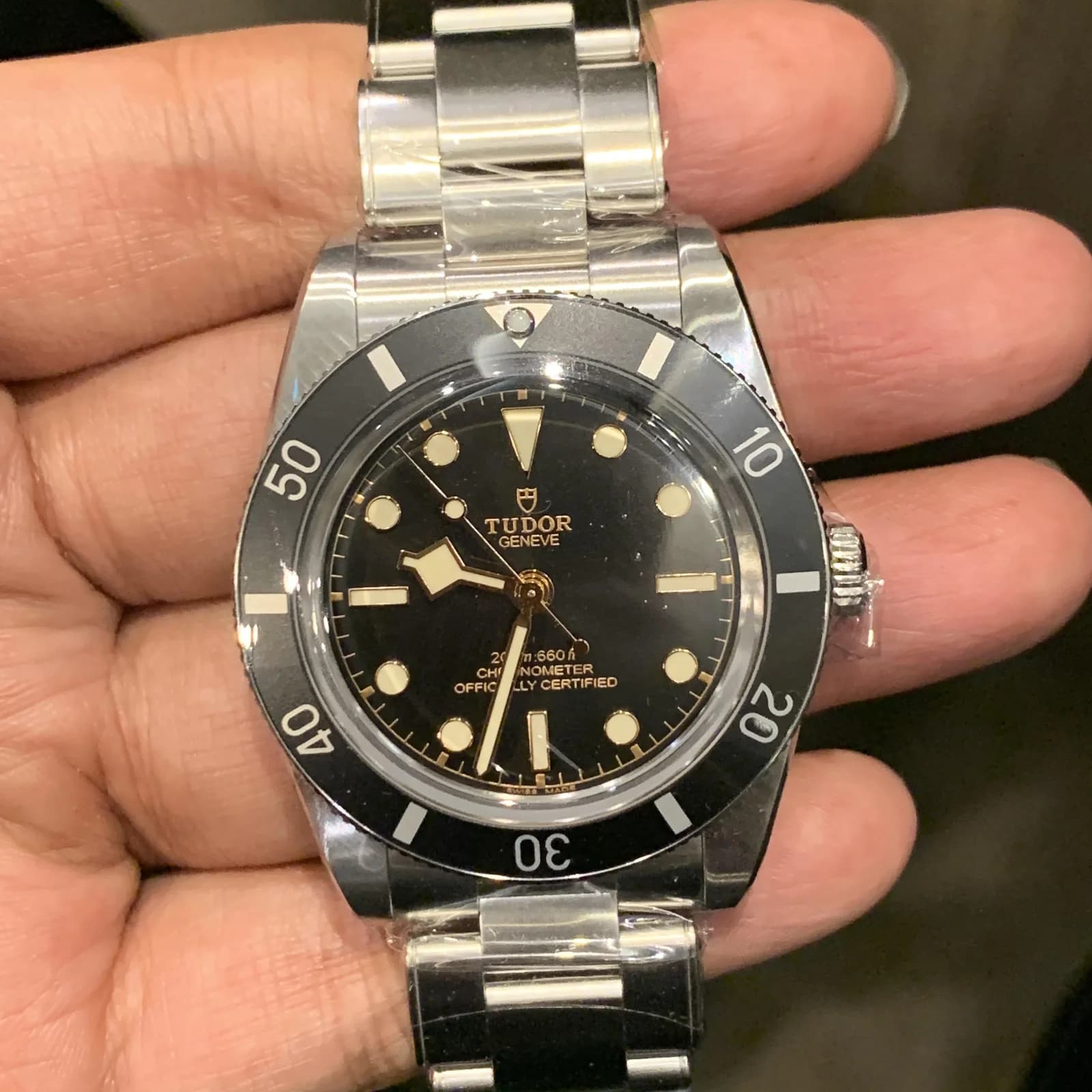 Thumb Black Bay Fifty-Four Stainless Steel / Black / Bracelet