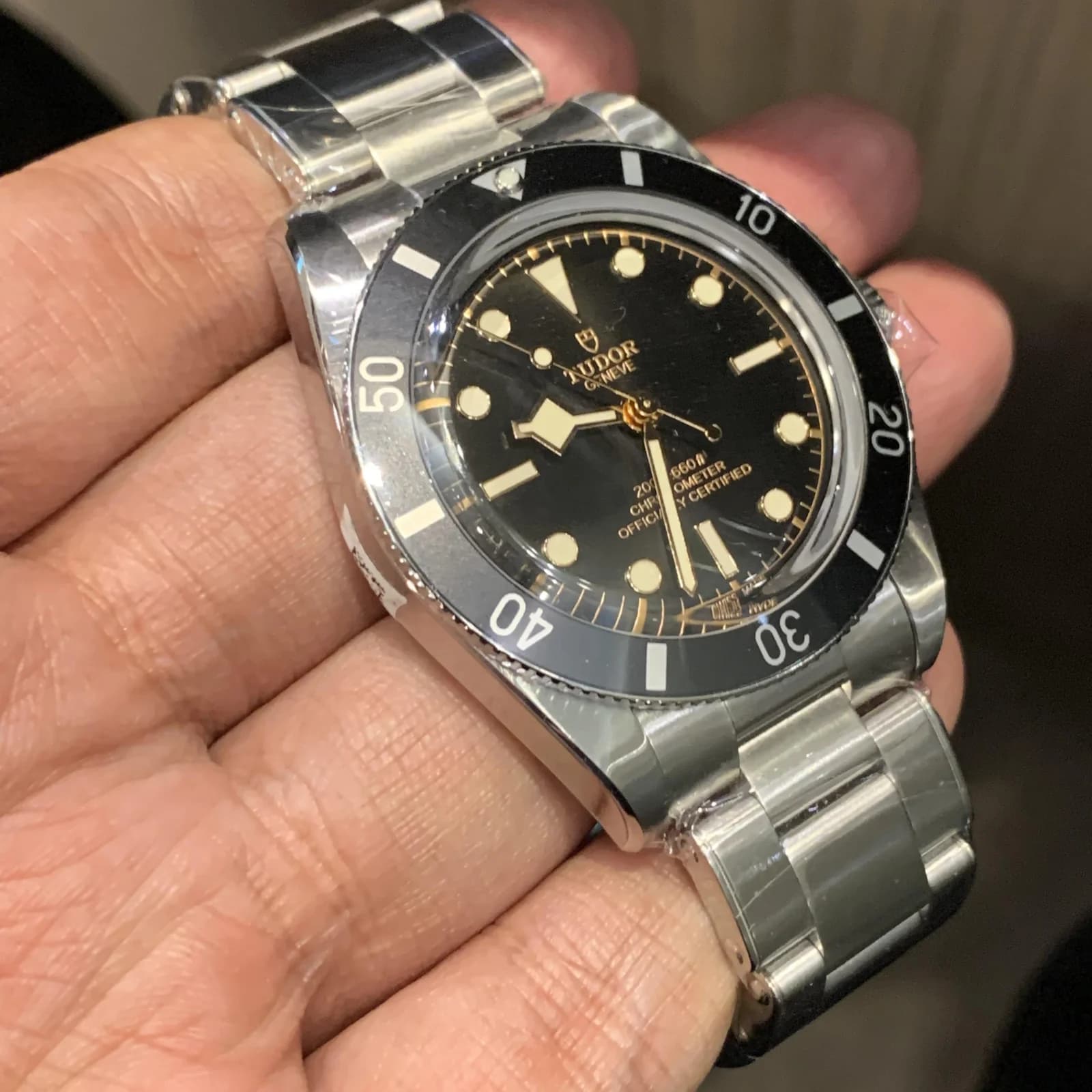 Thumb Black Bay Fifty-Four Stainless Steel / Black / Bracelet