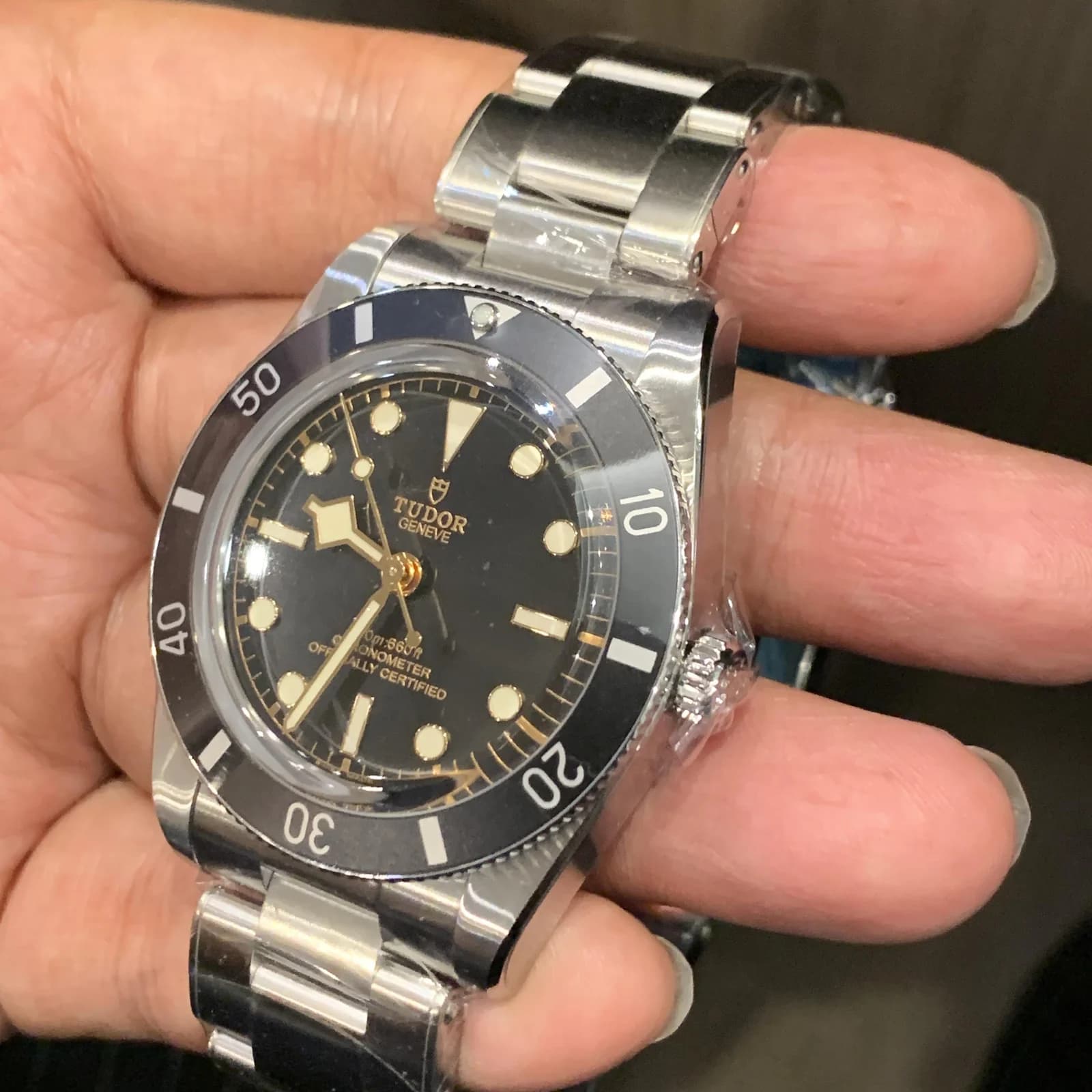 Thumb Black Bay Fifty-Four Stainless Steel / Black / Bracelet
