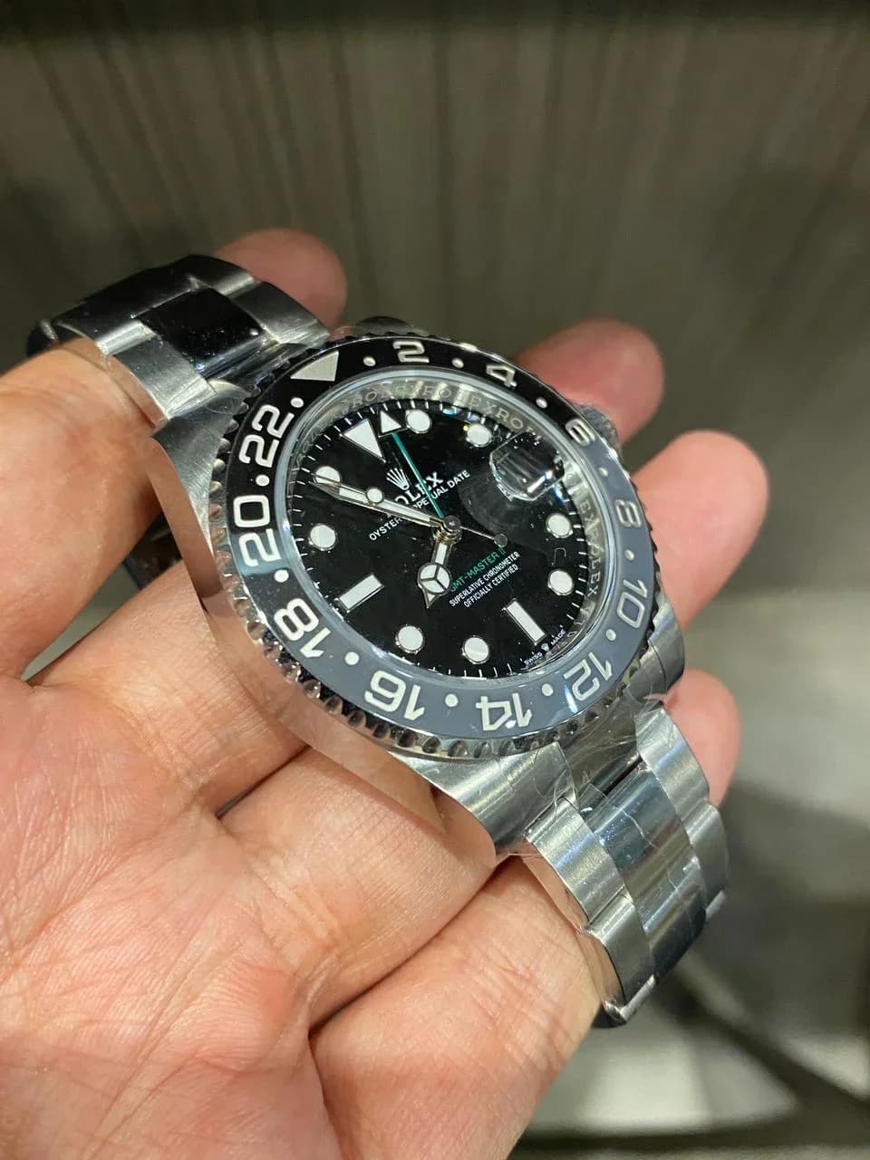 Thumb GMT-Master II Stainless Steel / GRNR / Oyster
