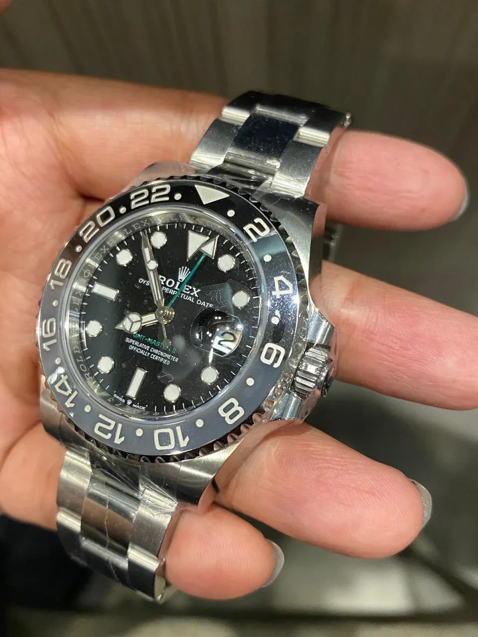 Thumb GMT-Master II Stainless Steel / GRNR / Oyster