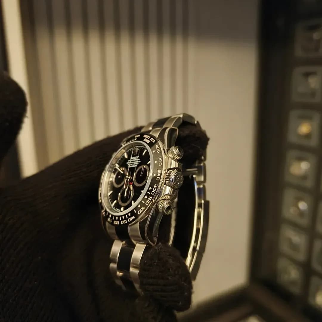 Thumb Cosmograph Daytona Stainless Steel - Cerachrom / Black / Oyster