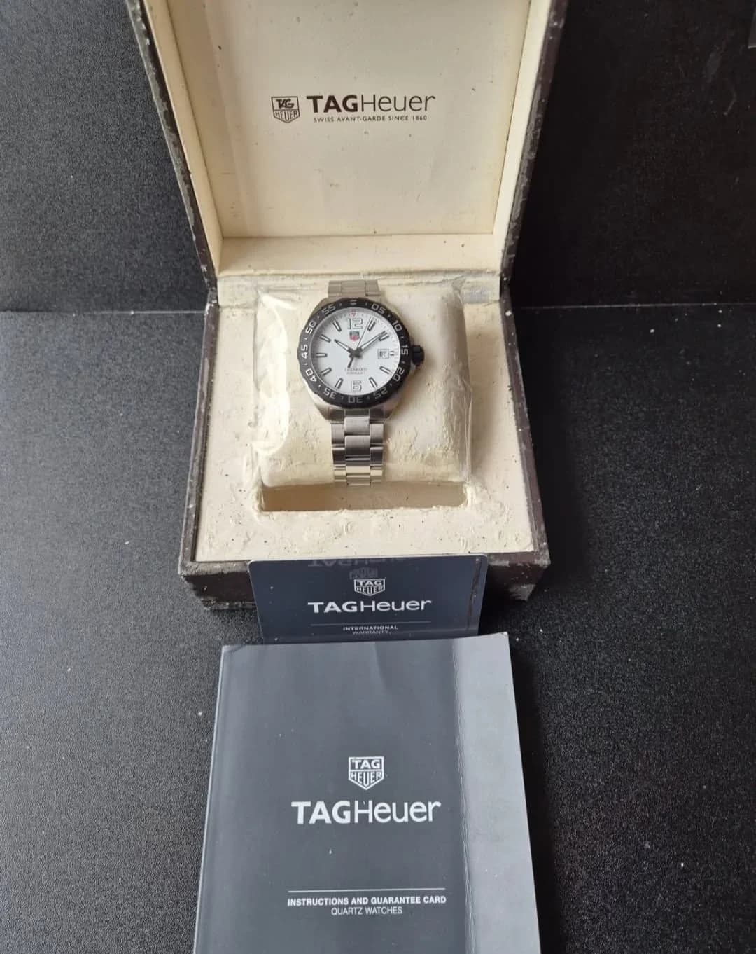 Thumb Formula 1 Quartz 41 Stainless Steel / White / Bracelet