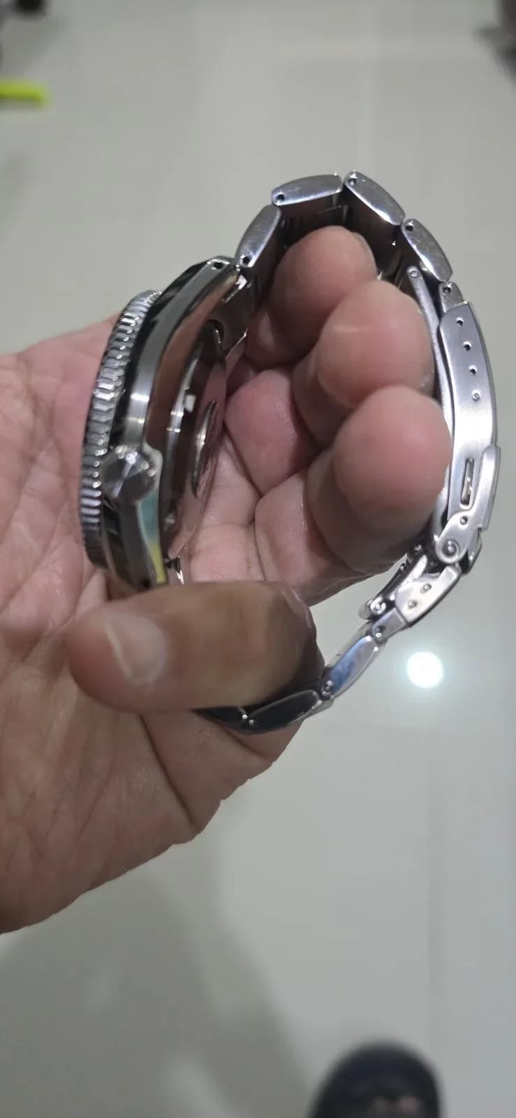 Thumb Prospex Automatic Divers / Black / Stainless Steel