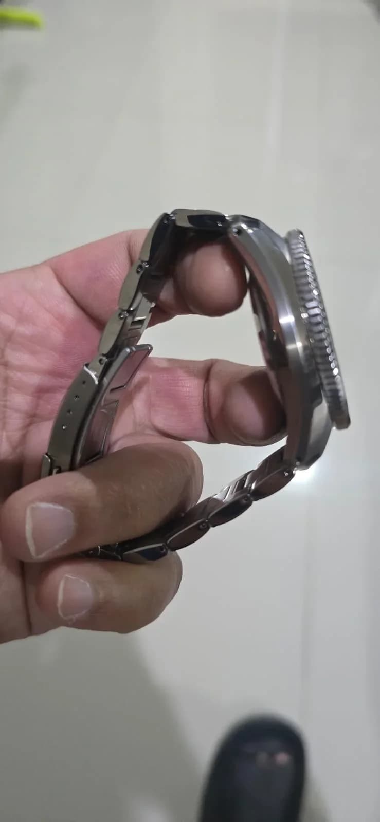 Thumb Prospex Automatic Divers / Black / Stainless Steel