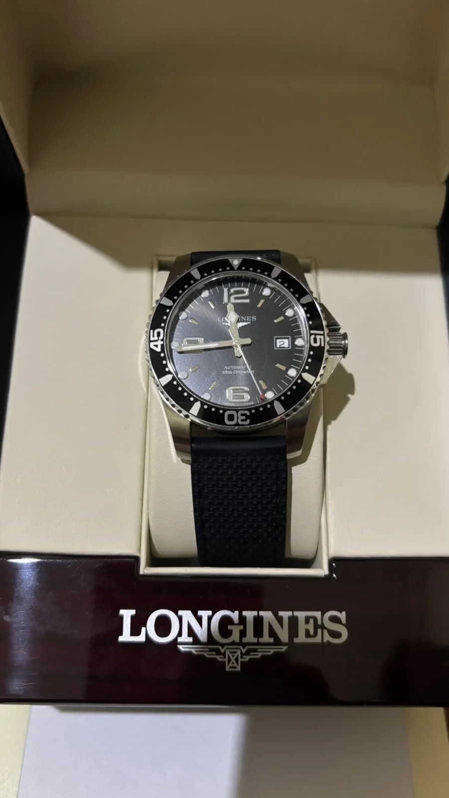 Thumb HydroConquest 41 Automatic Stainless Steel / Black / Bracelet