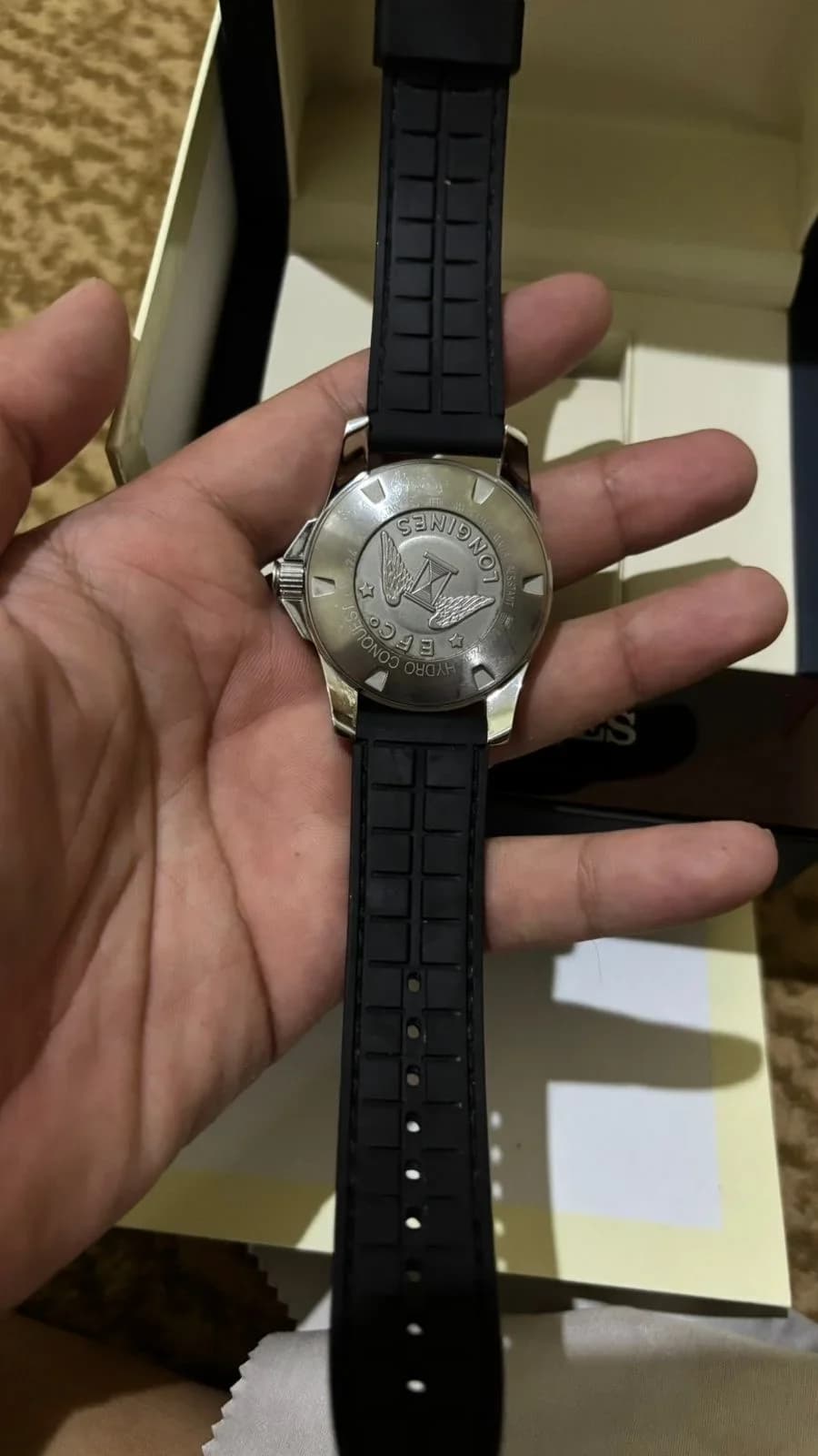 Thumb HydroConquest 41 Automatic Stainless Steel / Black / Bracelet