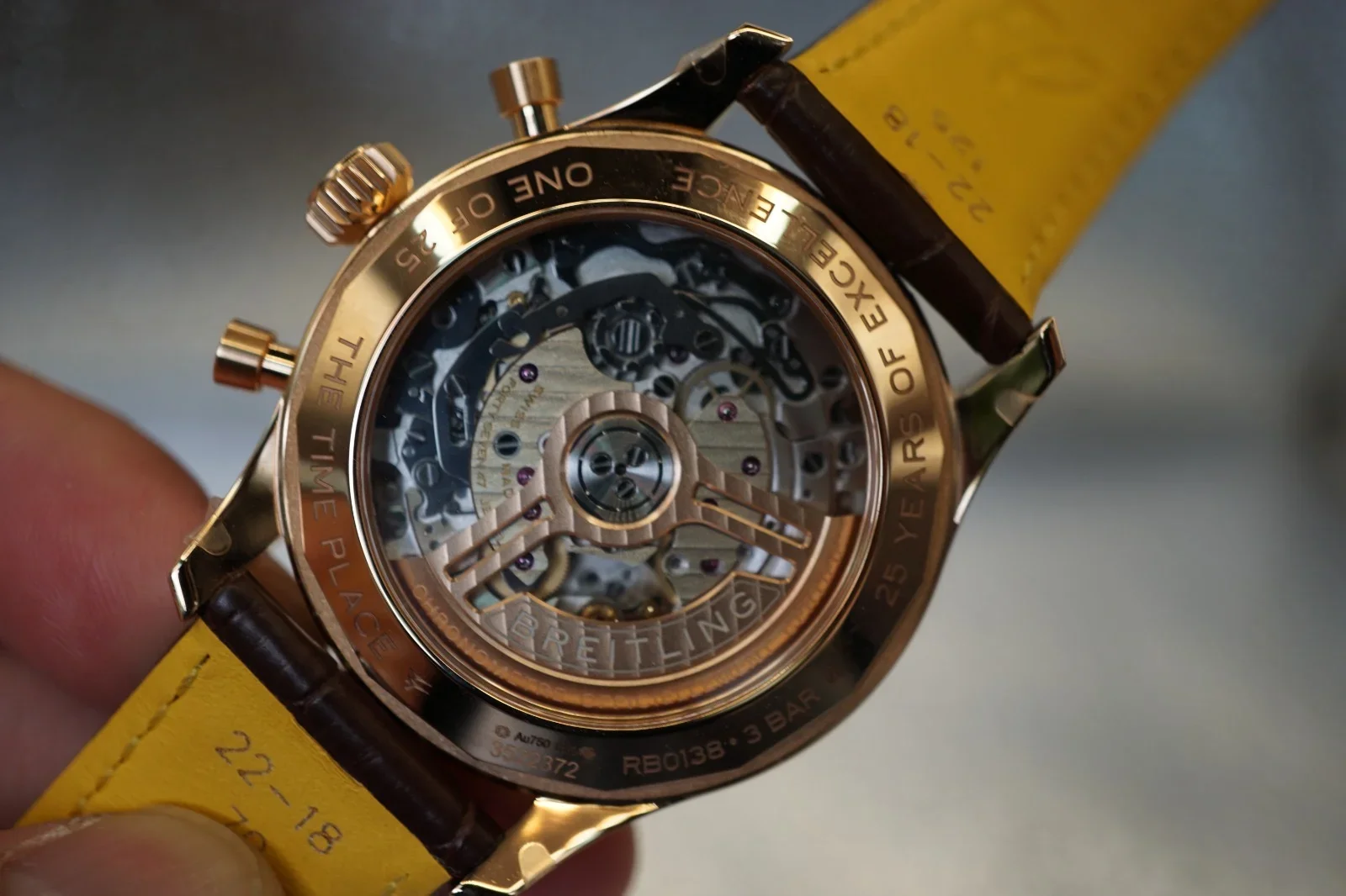 Thumb Navitimer B01 Chronograph 43 The Time Place 25th Anniversary