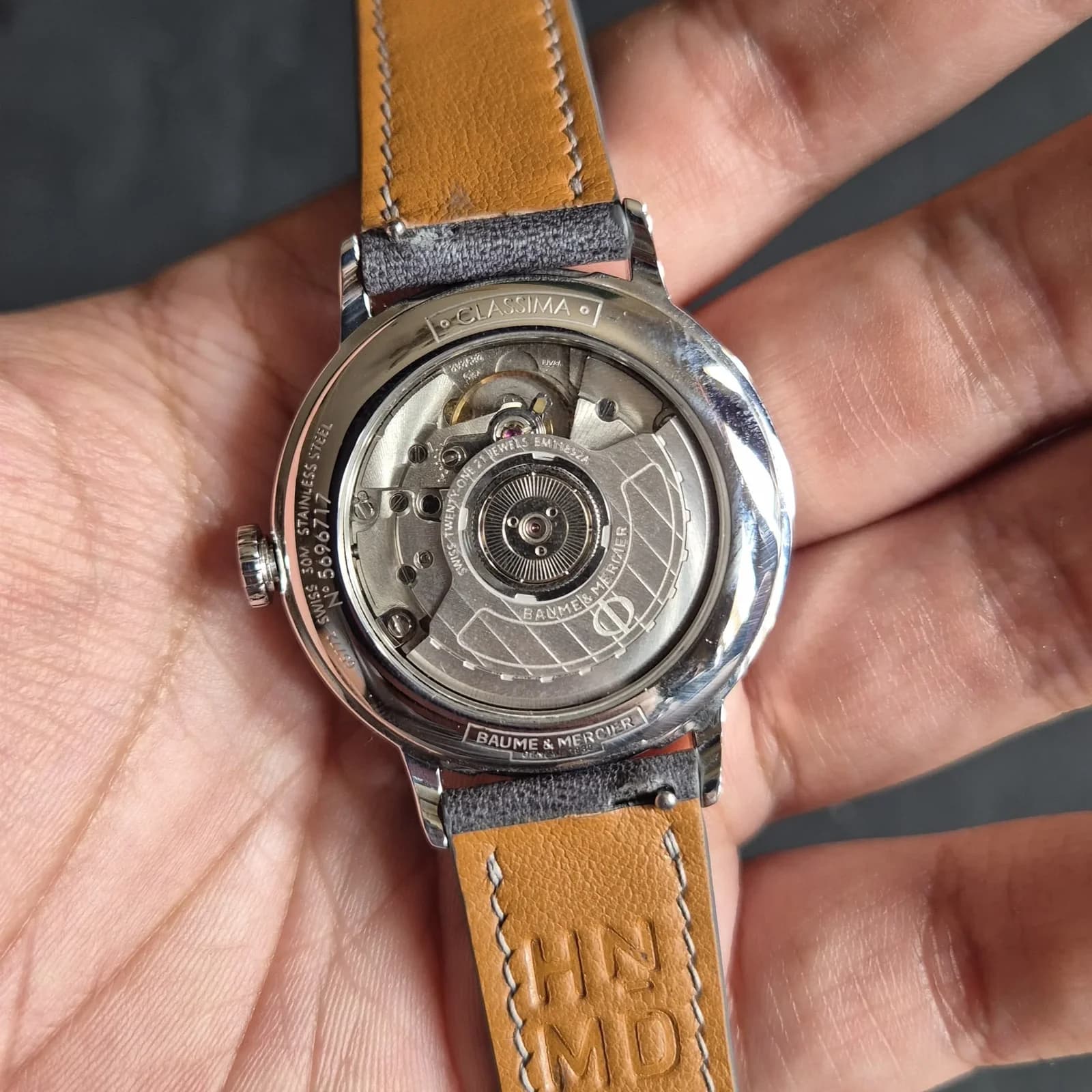 Thumb Classima 36.5 Automatic Stainless Steel / Diamond / MOP / Alligator