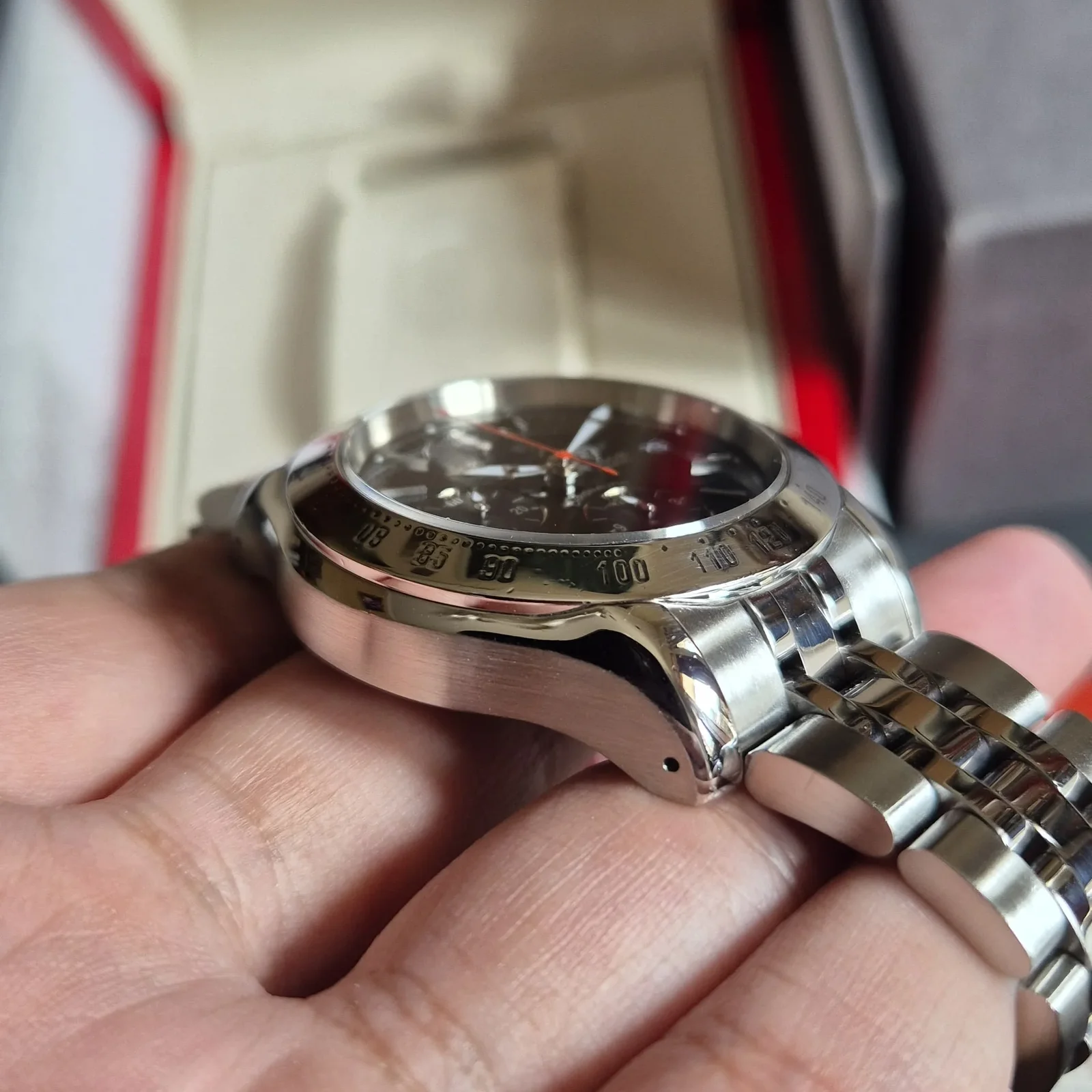 Thumb Prince Chronautic Stainless Steel / Black / Bracelet