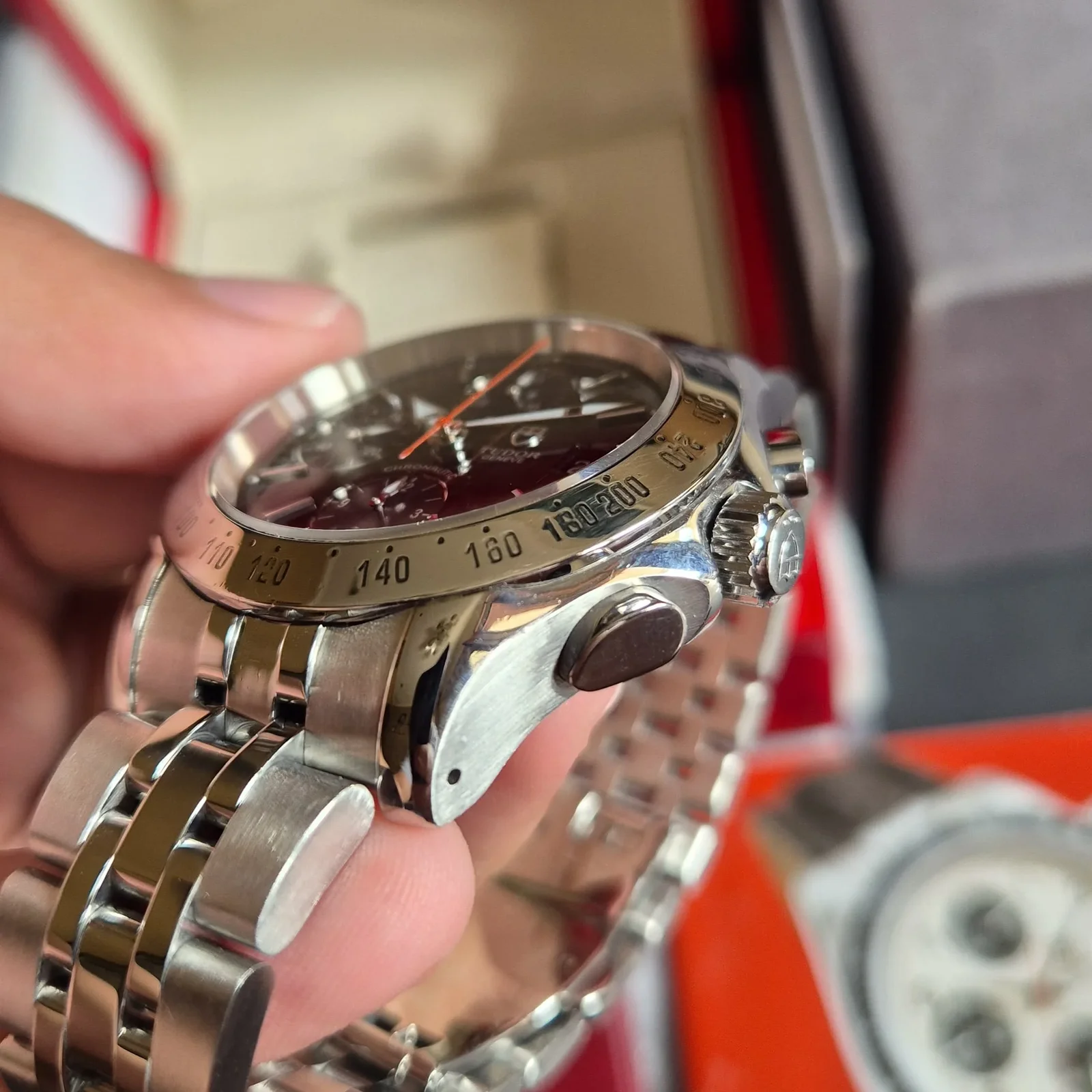 Thumb Prince Chronautic Stainless Steel / Black / Bracelet
