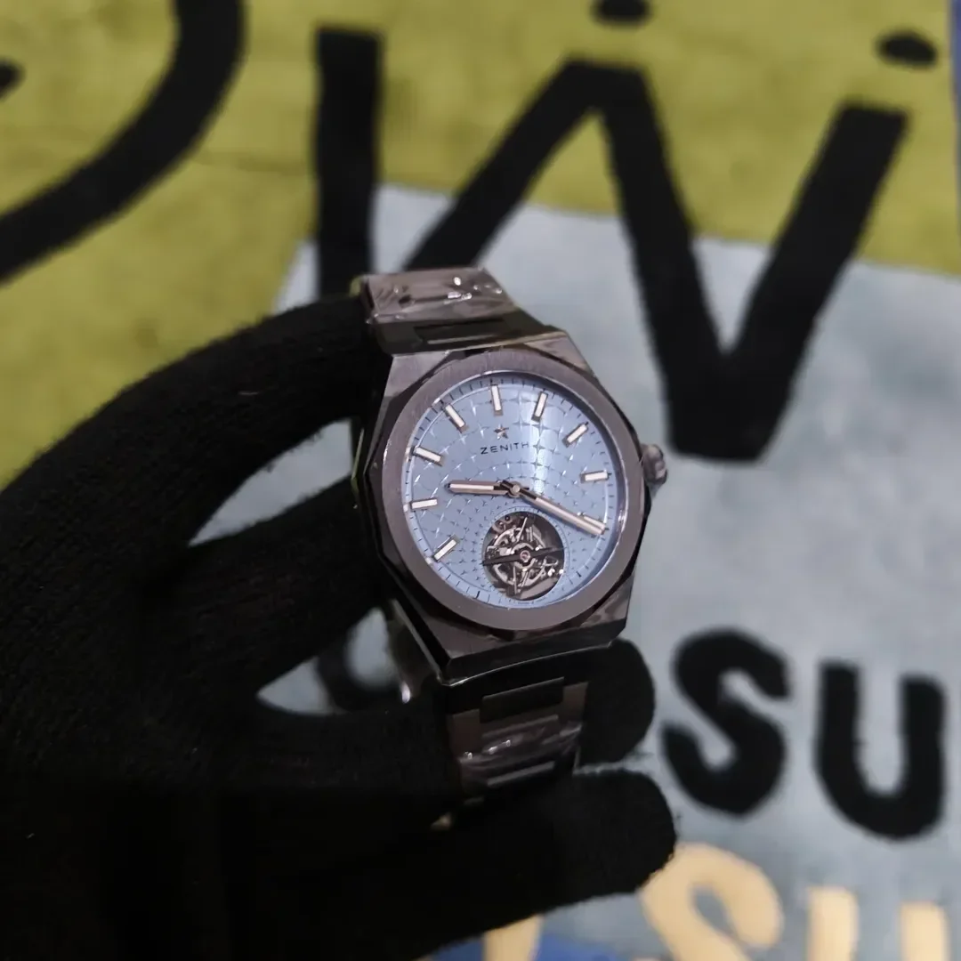 Thumb Defy Skyline Tourbillon Ice Blue