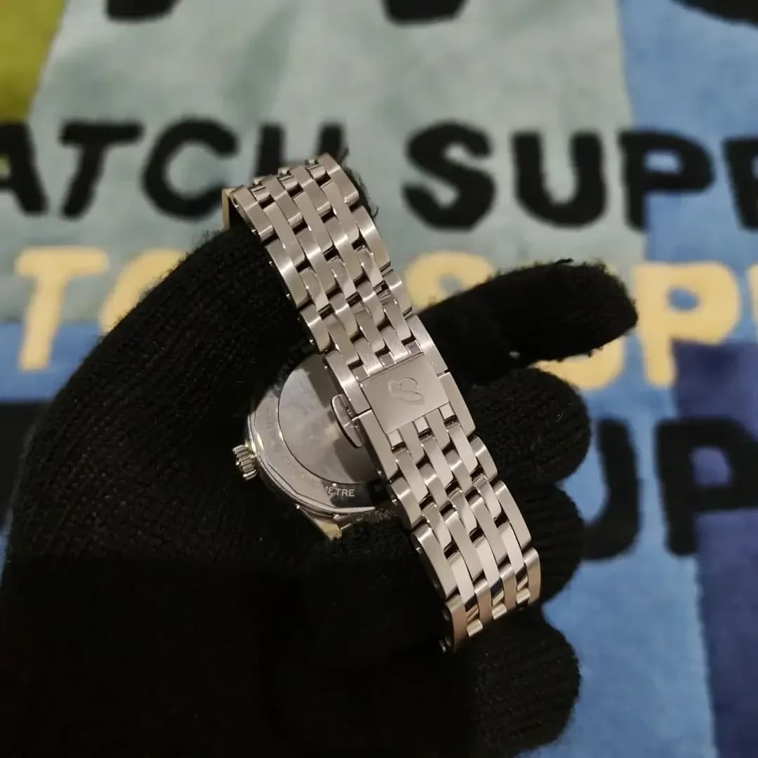 Thumb Navitimer 41 Automatic Stainless Steel / Ice Blue