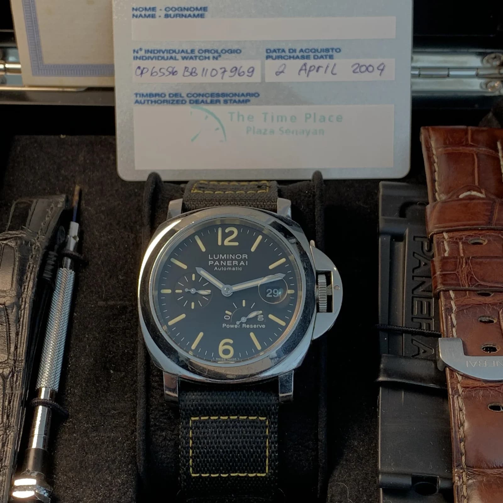 Thumb Luminor Power Reserve Automatic Acciaio