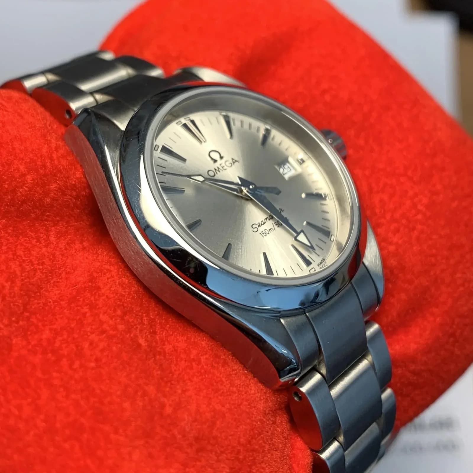 Thumb Seamaster Aqua Terra 150M Quartz 29.2 Stainless Steel / Silver / Bracelet
