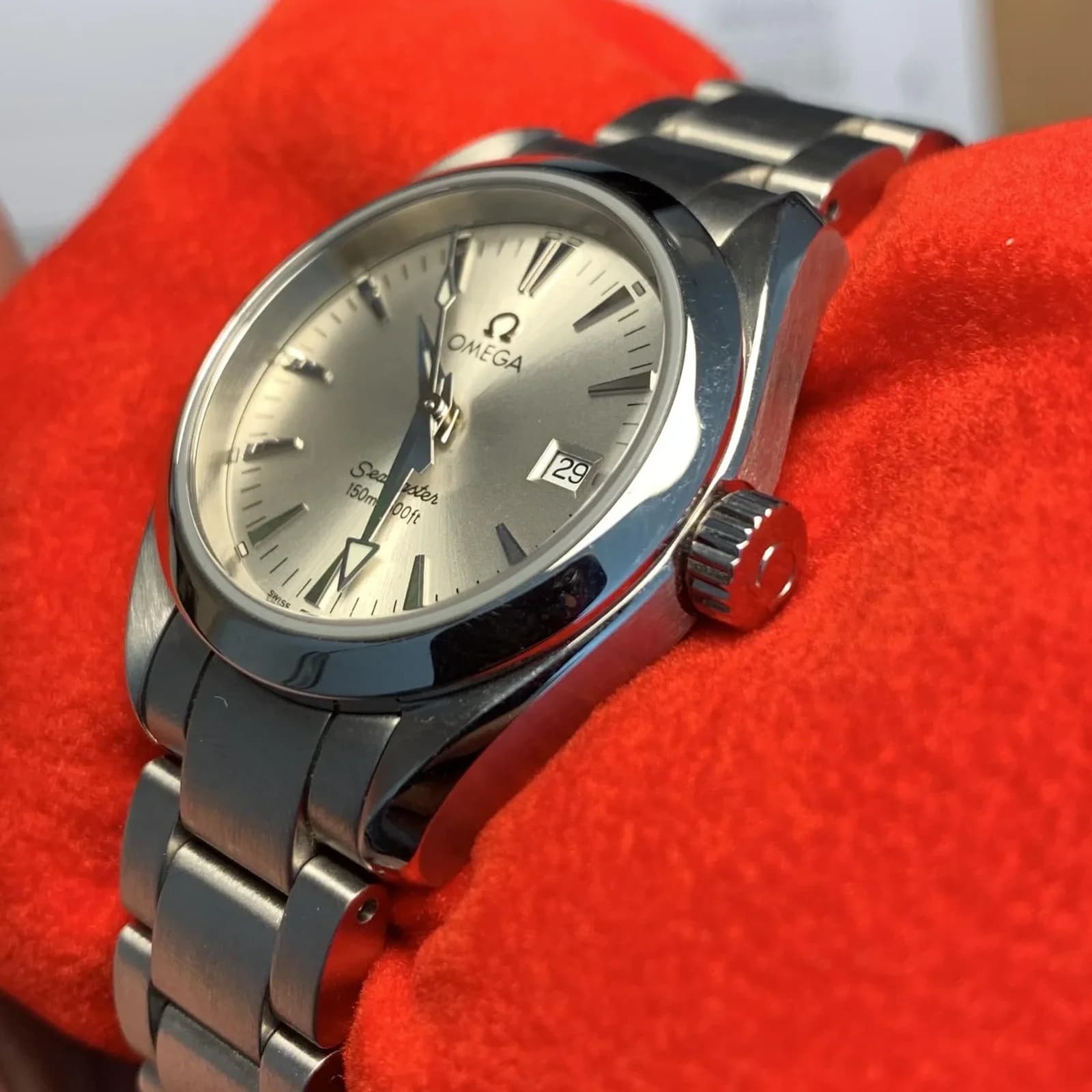 Thumb Seamaster Aqua Terra 150M Quartz 29.2 Stainless Steel / Silver / Bracelet