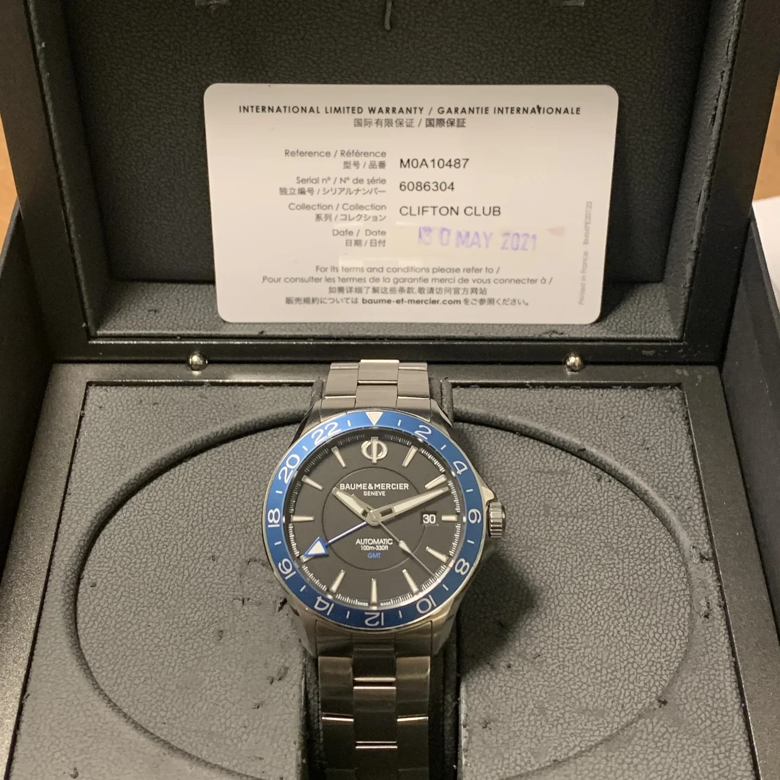 Thumb Clifton Club GMT Automatic Blue