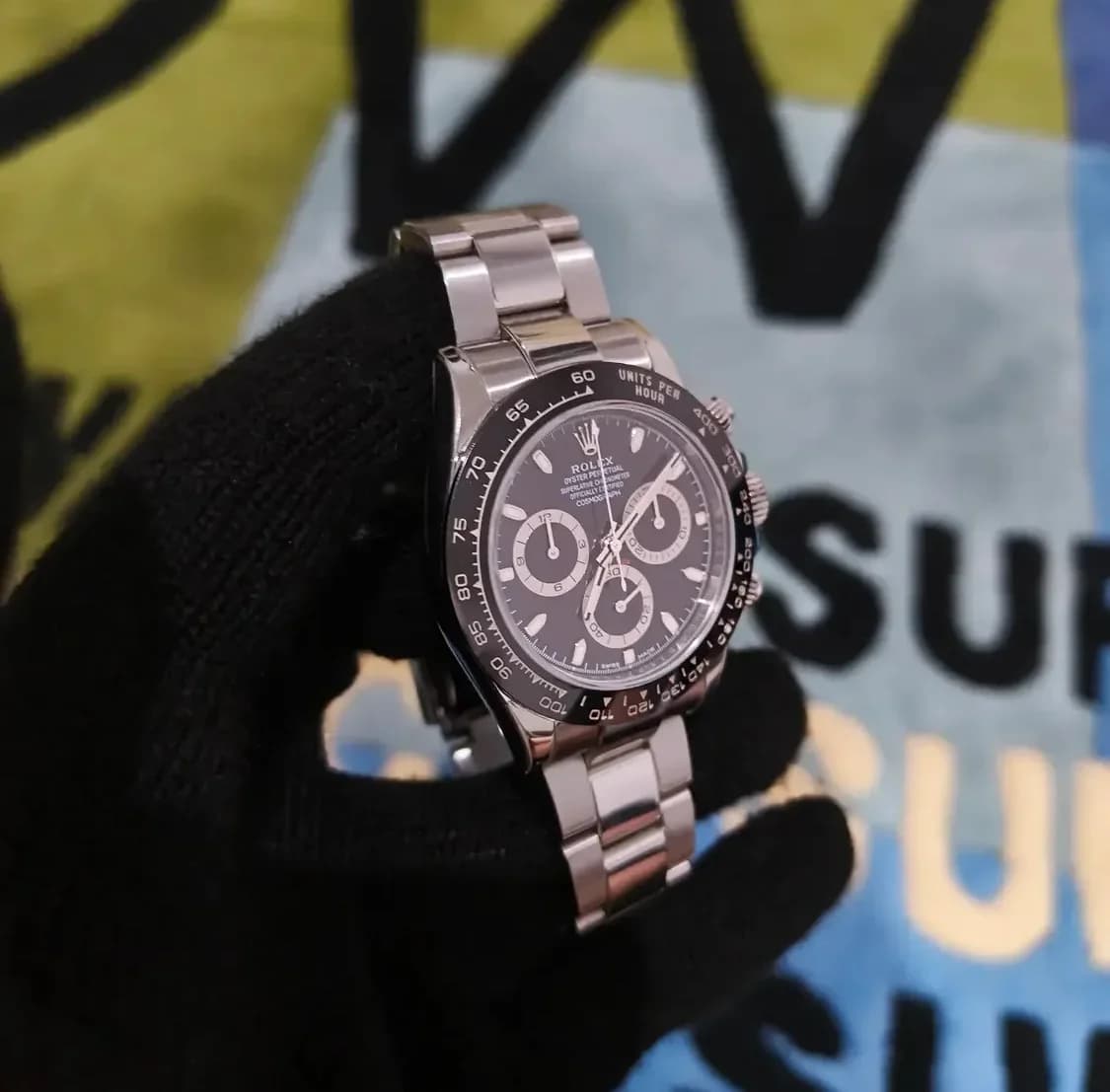 Thumb Cosmograph Daytona Steel / Cerachrom / Black