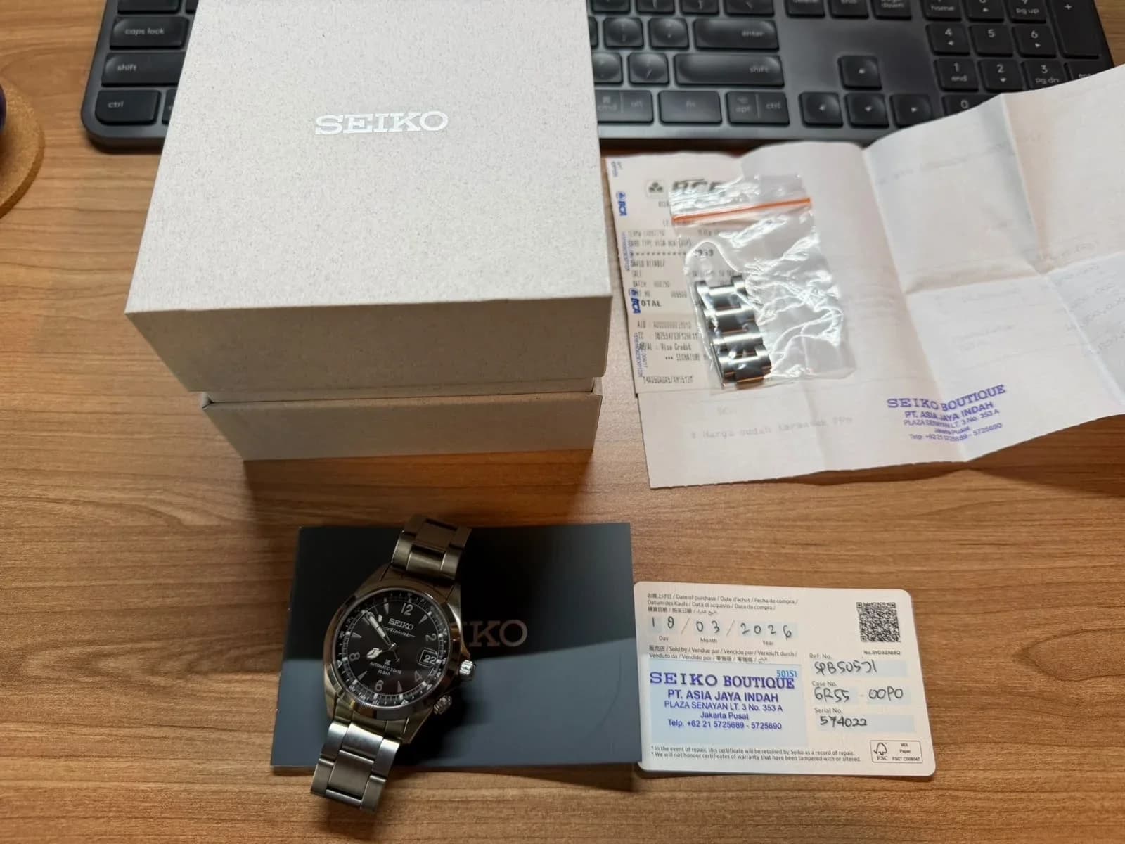 Thumb Prospex Alpinist SPB505J1 Automatic Stainless Steel / Black