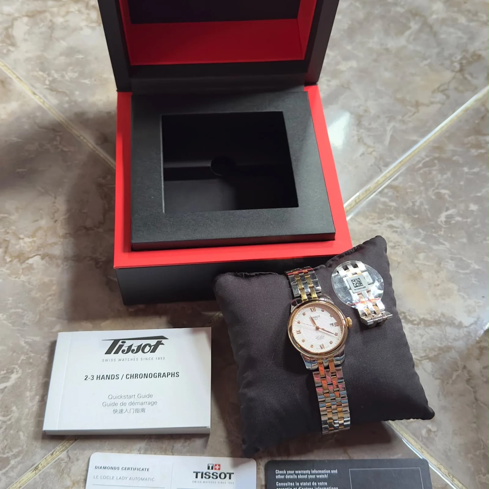 Thumb Le Locle 29 Automatic Lady Stainless Steel - Rose Gold / Silver / Bracelet