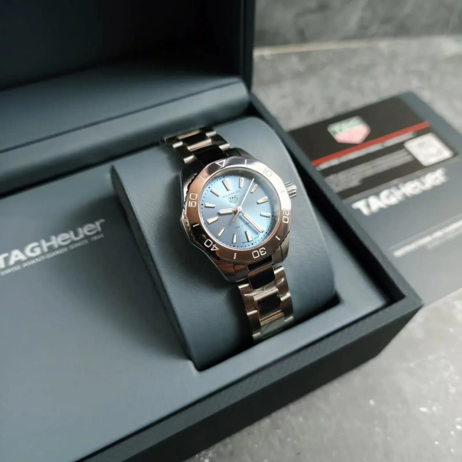 Thumb Aquaracer Professional 200 Quartz 30 Stainless Steel / Blue