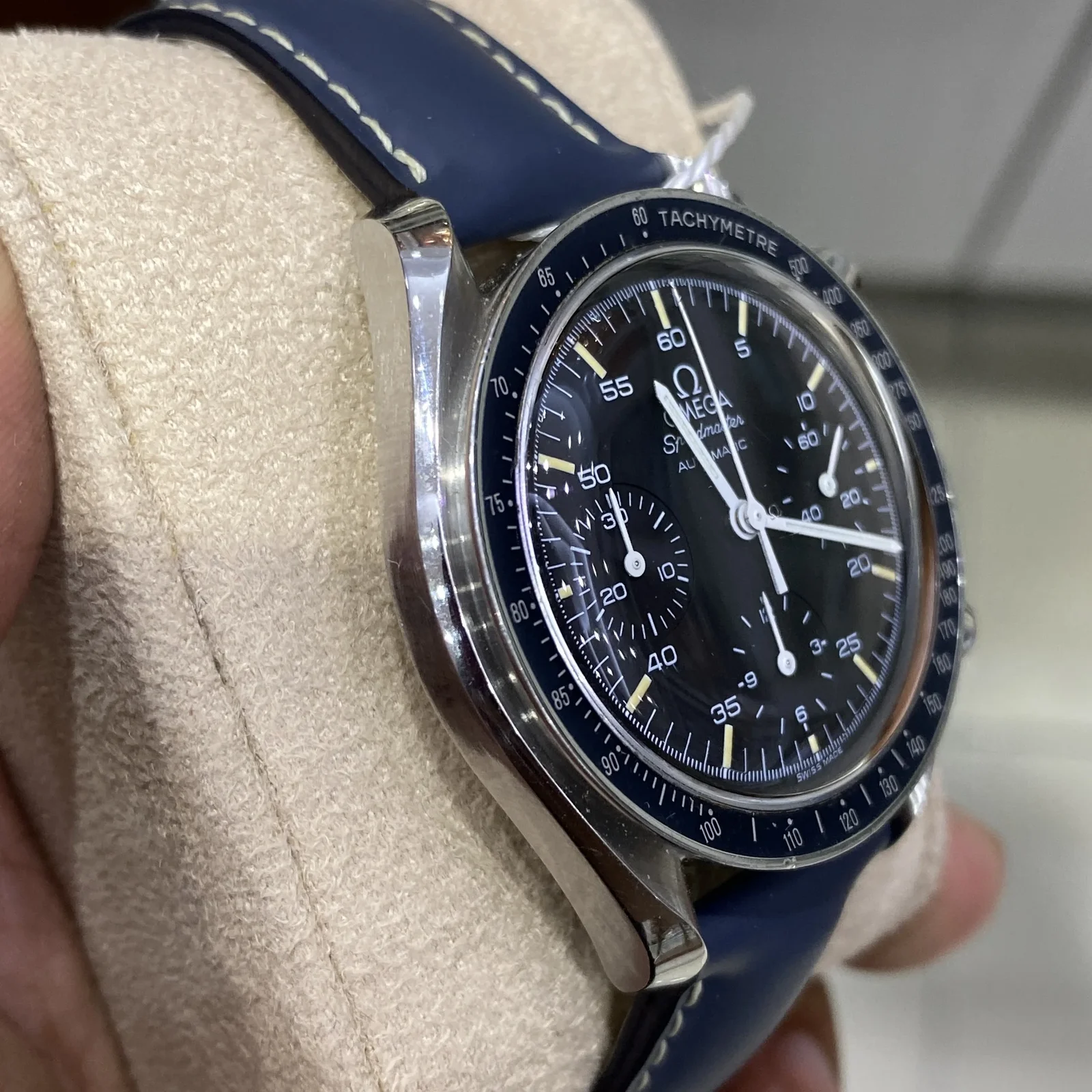 Thumb Speedmaster Reduced Stainless Steel / Black / Bracelet