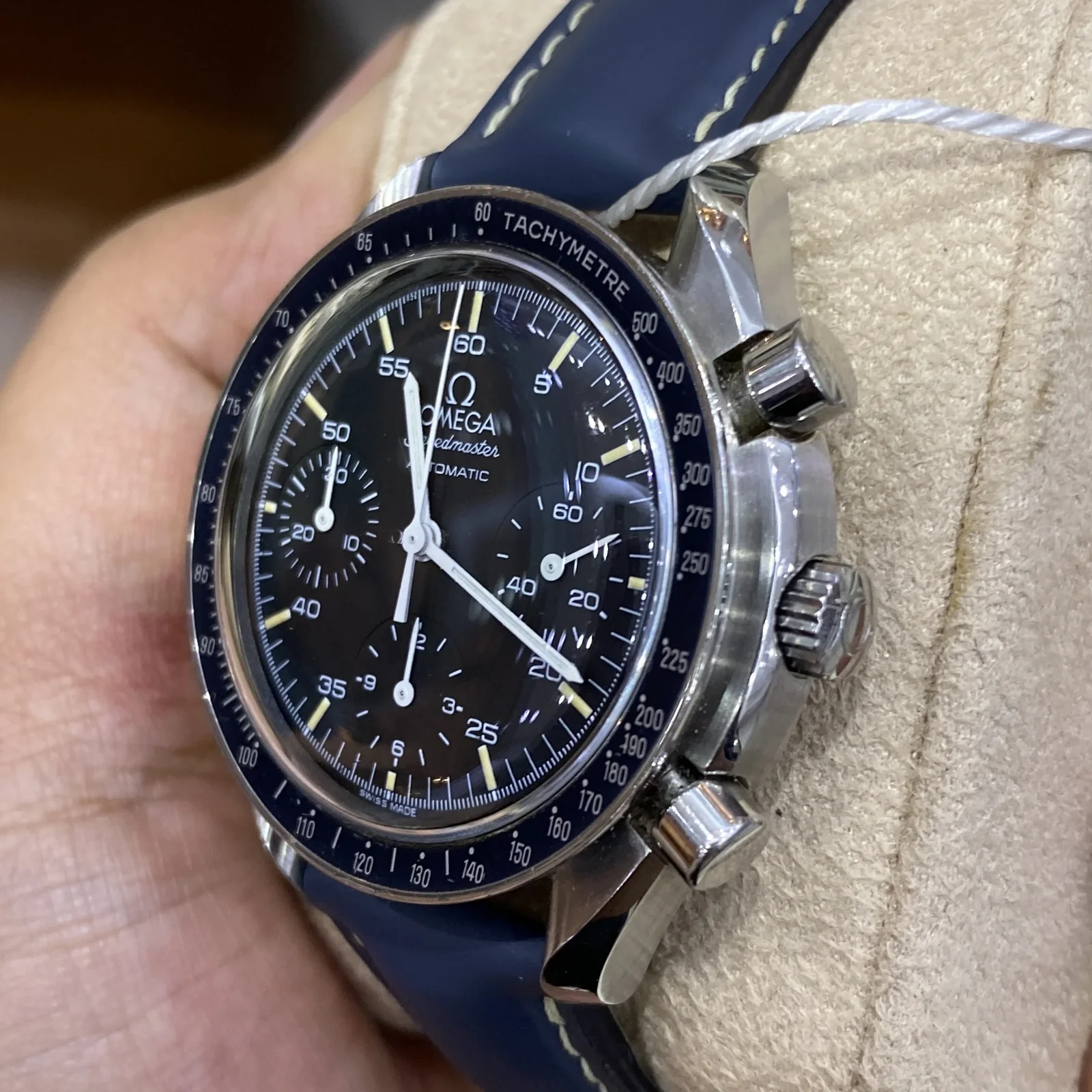 Thumb Speedmaster Reduced Stainless Steel / Black / Bracelet