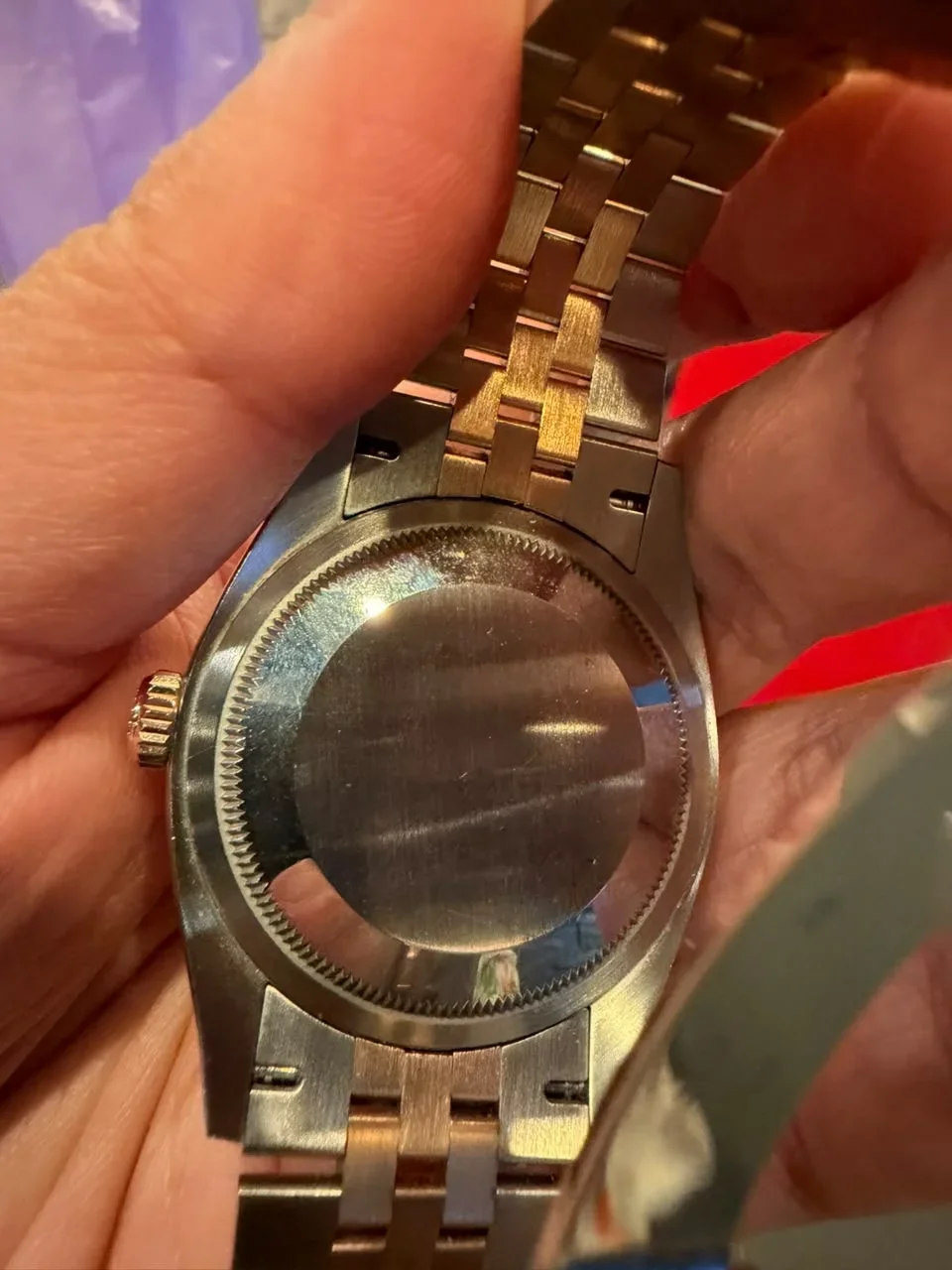 Thumb Datejust 36 Stainless Steel / Everose / Fluted / White Roman / Jubilee