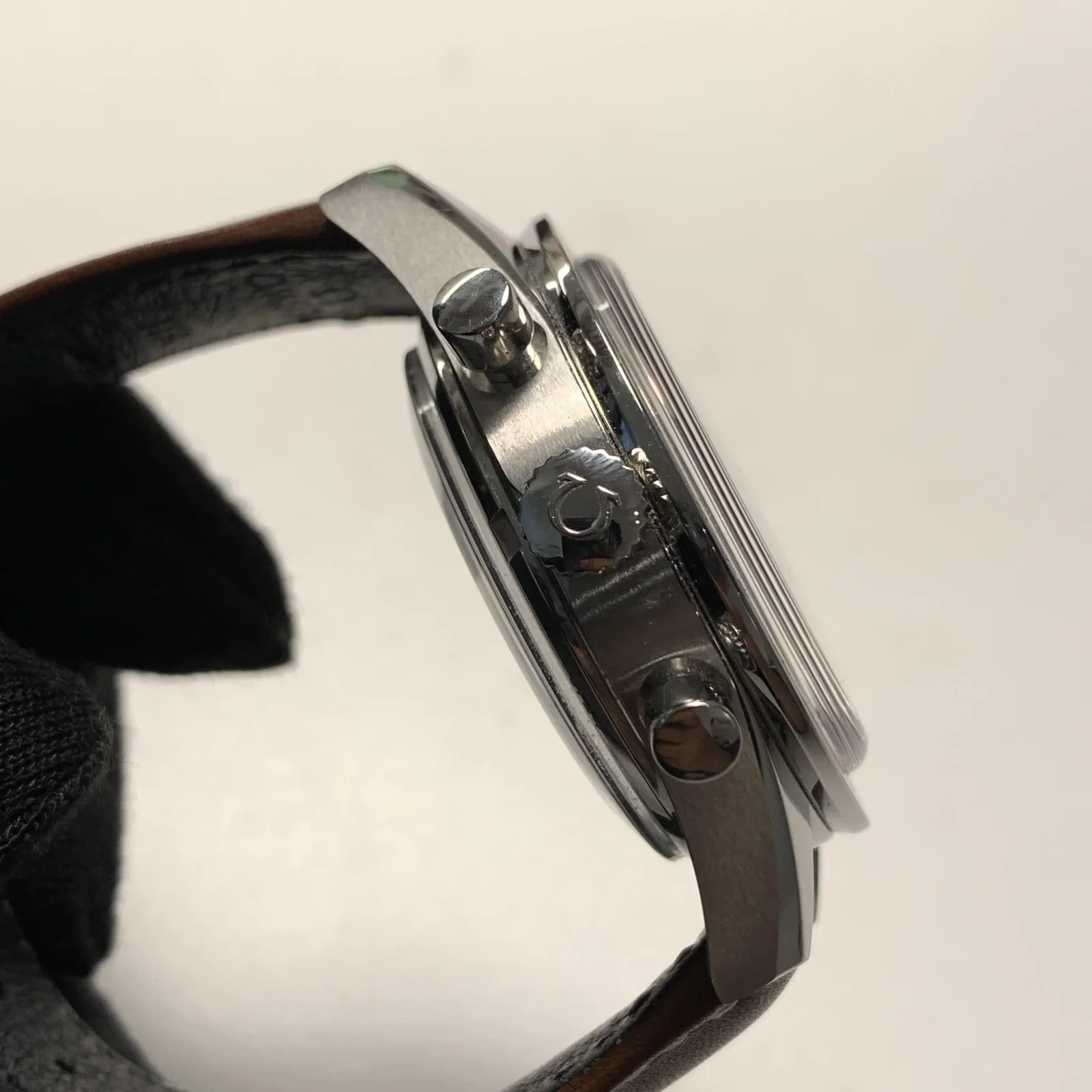Thumb Speedmaster 57 Co-Axial Stainless Steel / Black