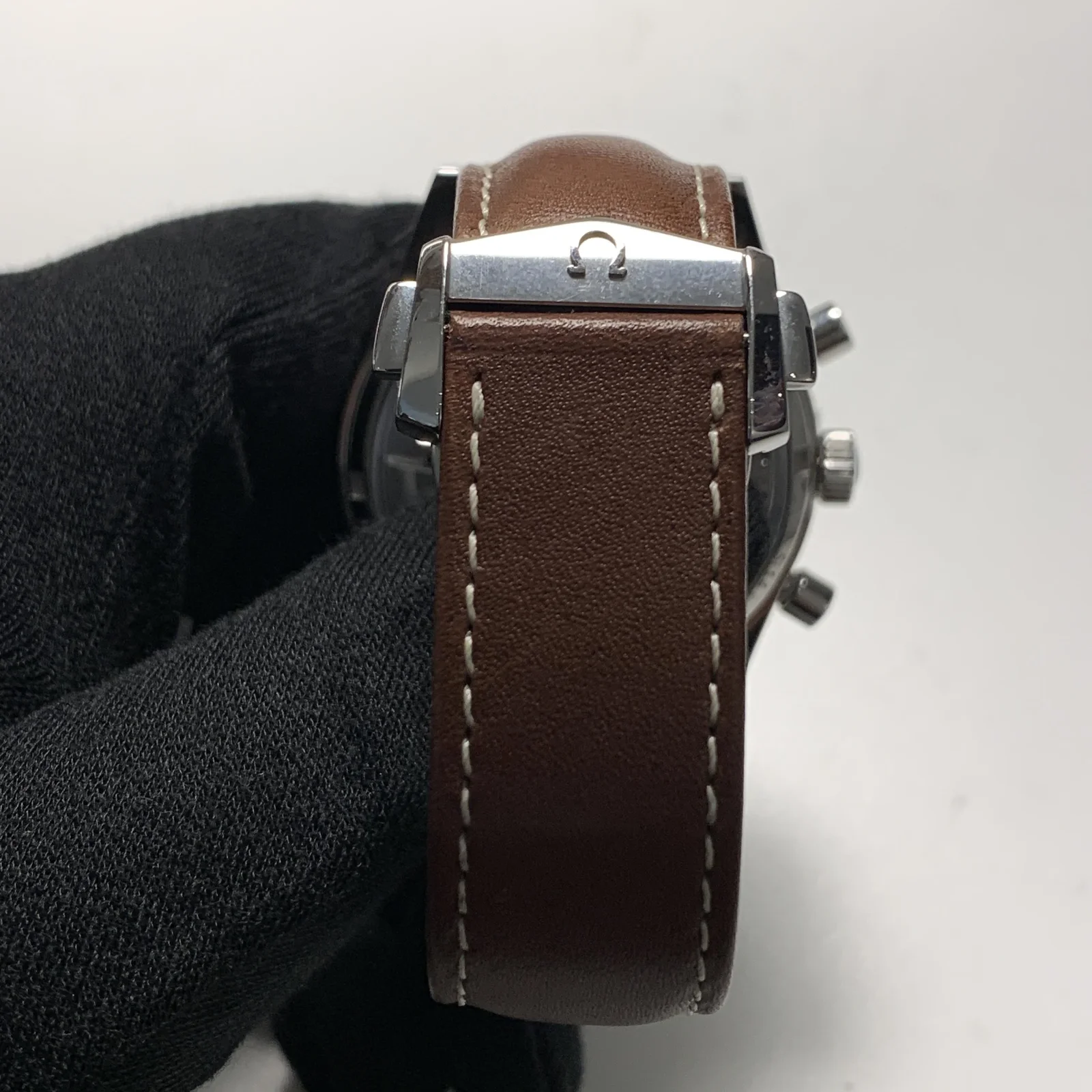 Thumb Speedmaster 57 Co-Axial Stainless Steel / Black