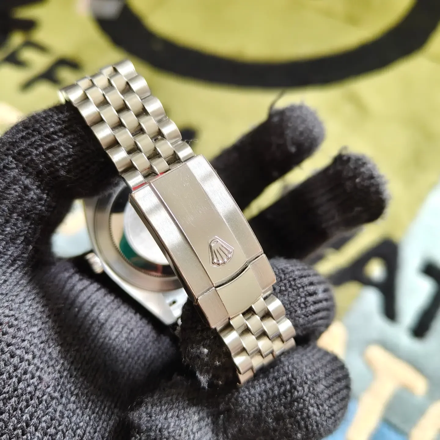 Thumb Datejust 41 Stainless Steel Fluted / Jubilee / MOP Diamond