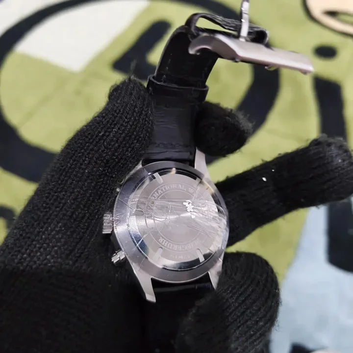 Thumb Pilot's Watch Chronograph Stainless Steel / Black / Strap