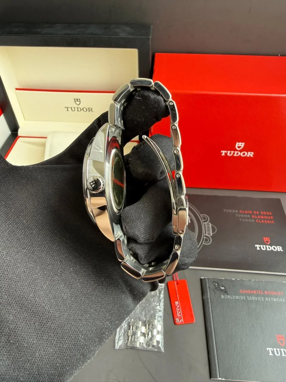 Thumb Glamour Double Date Stainless Steel / Black / Bracelet