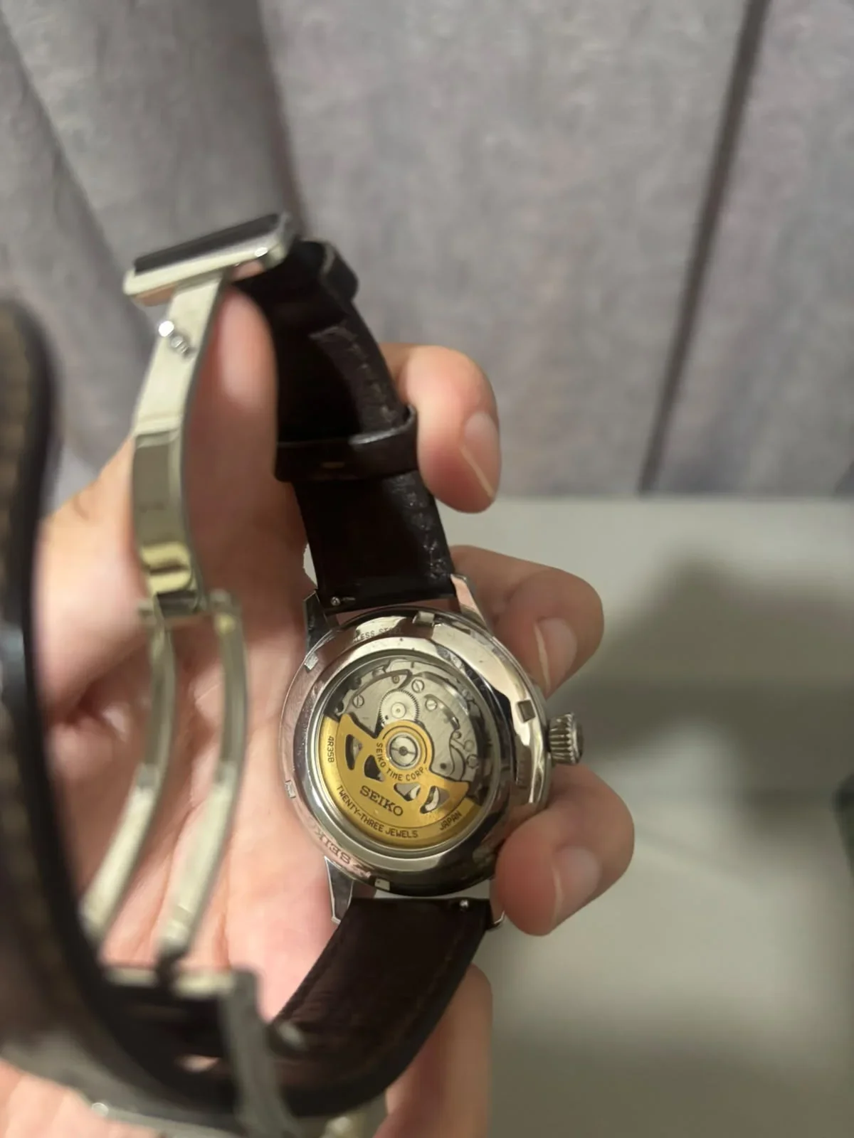 Thumb Presage SRPD37J1 Cocktail Time Automatic Green / Strap