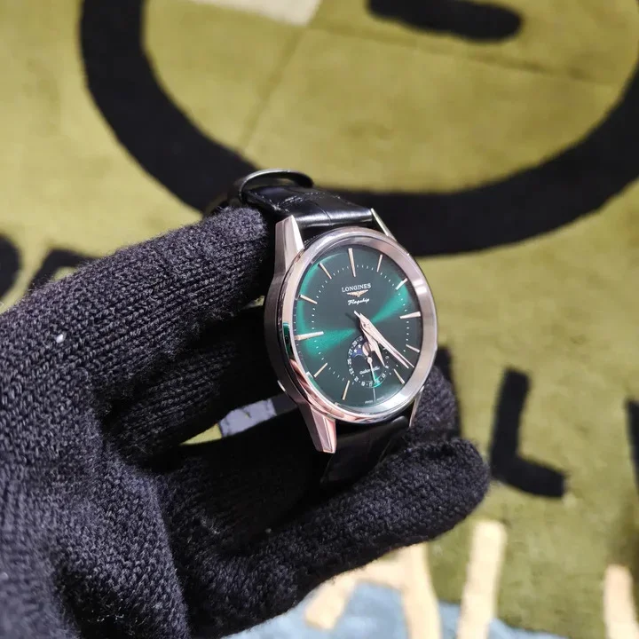 Thumb Heritage Flagship Moonphase Stainless Steel / Green