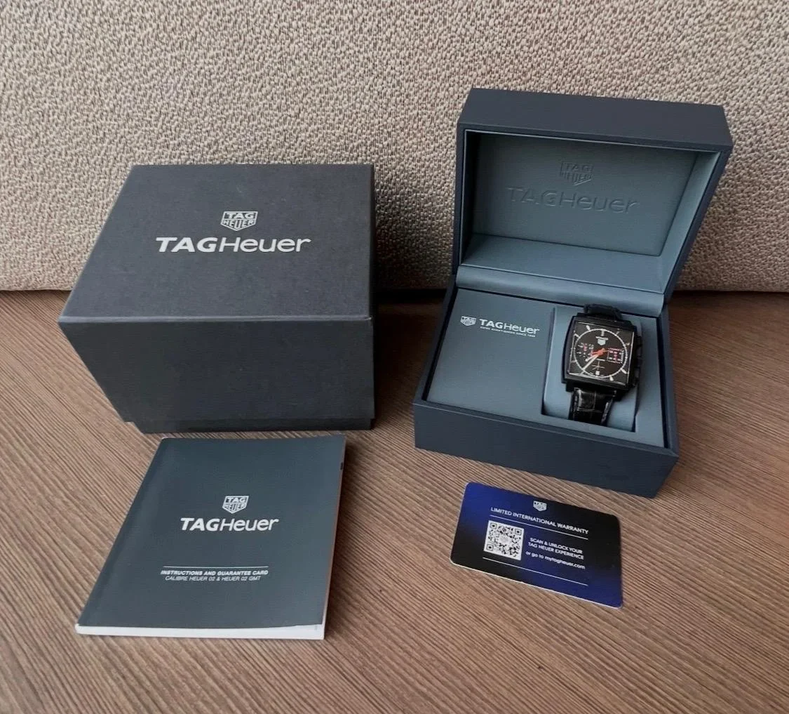 Thumb Monaco Calibre Heuer 02 Titanium DLC / Black