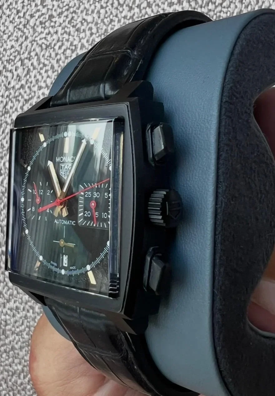 Thumb Monaco Calibre Heuer 02 Titanium DLC / Black
