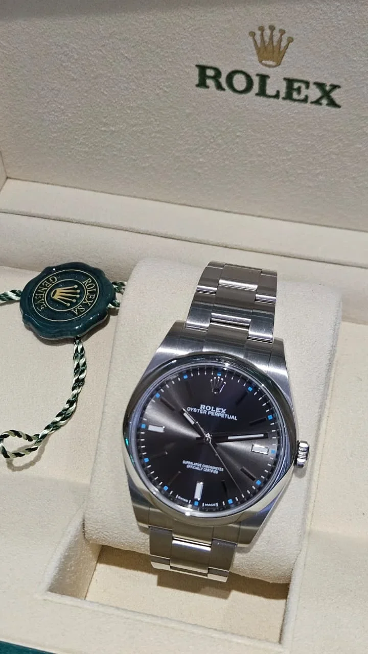 Thumb Oyster Perpetual 39 Dark Rhodium