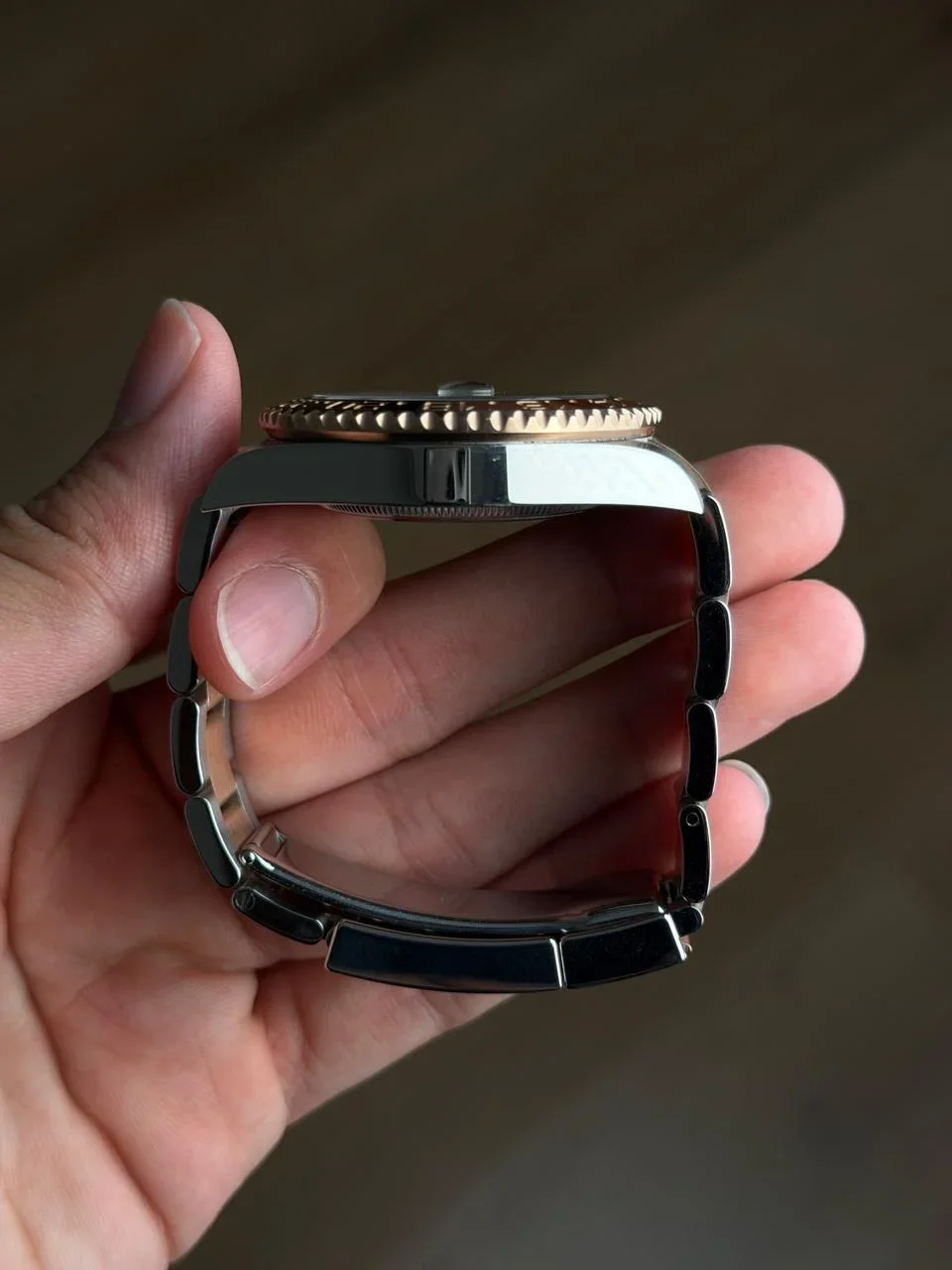 Thumb GMT-Master II Stainless Steel / Everose / CHNR / Oyster