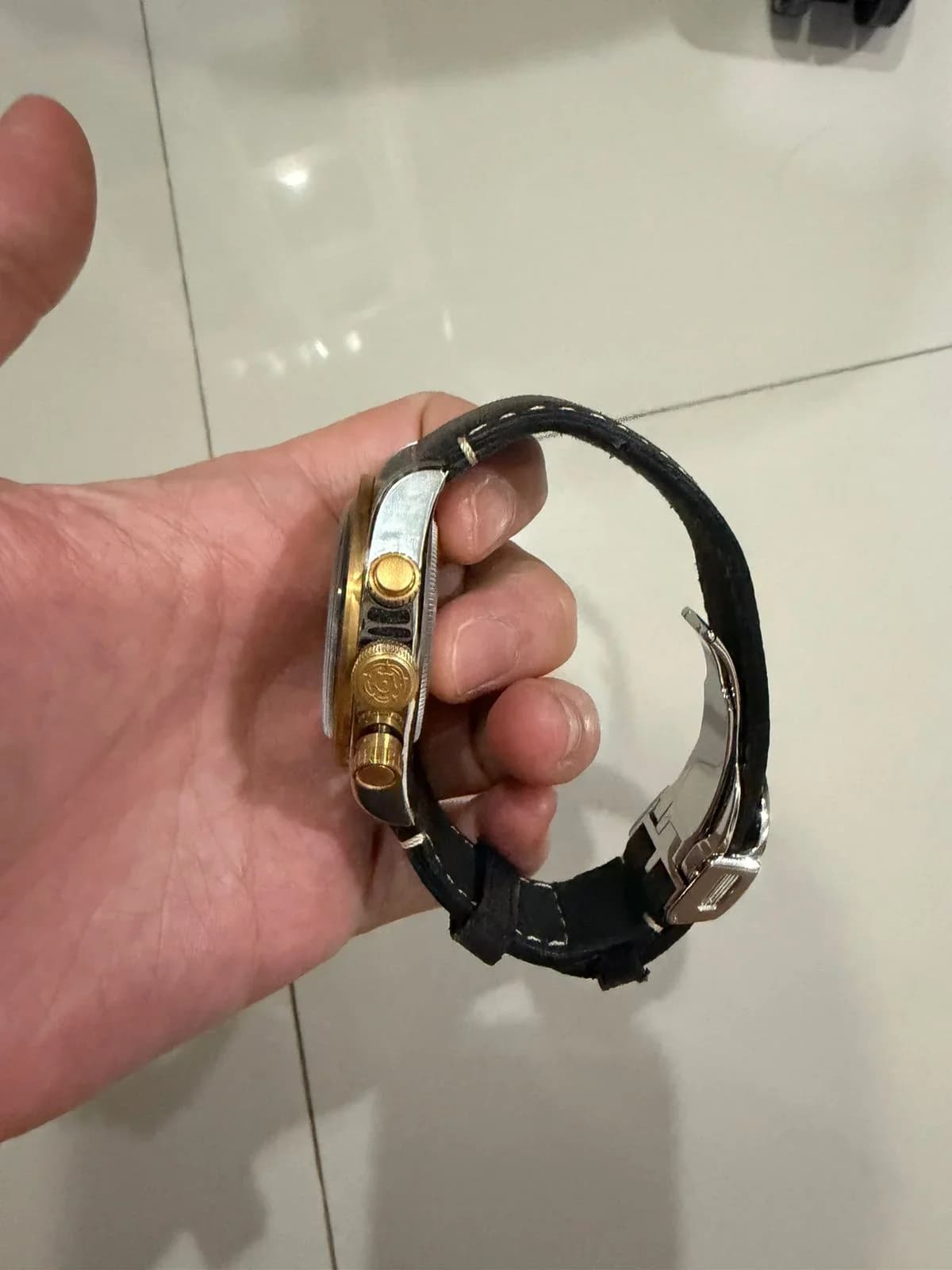 Thumb Heritage Black Bay Chronograph S&G / Black / Bund