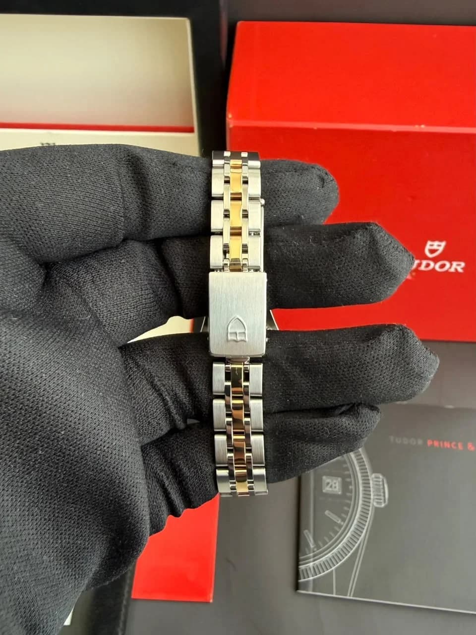 Thumb Princess Oysterdate Stainless Steel - Yellow Gold / Champagne - Diamond