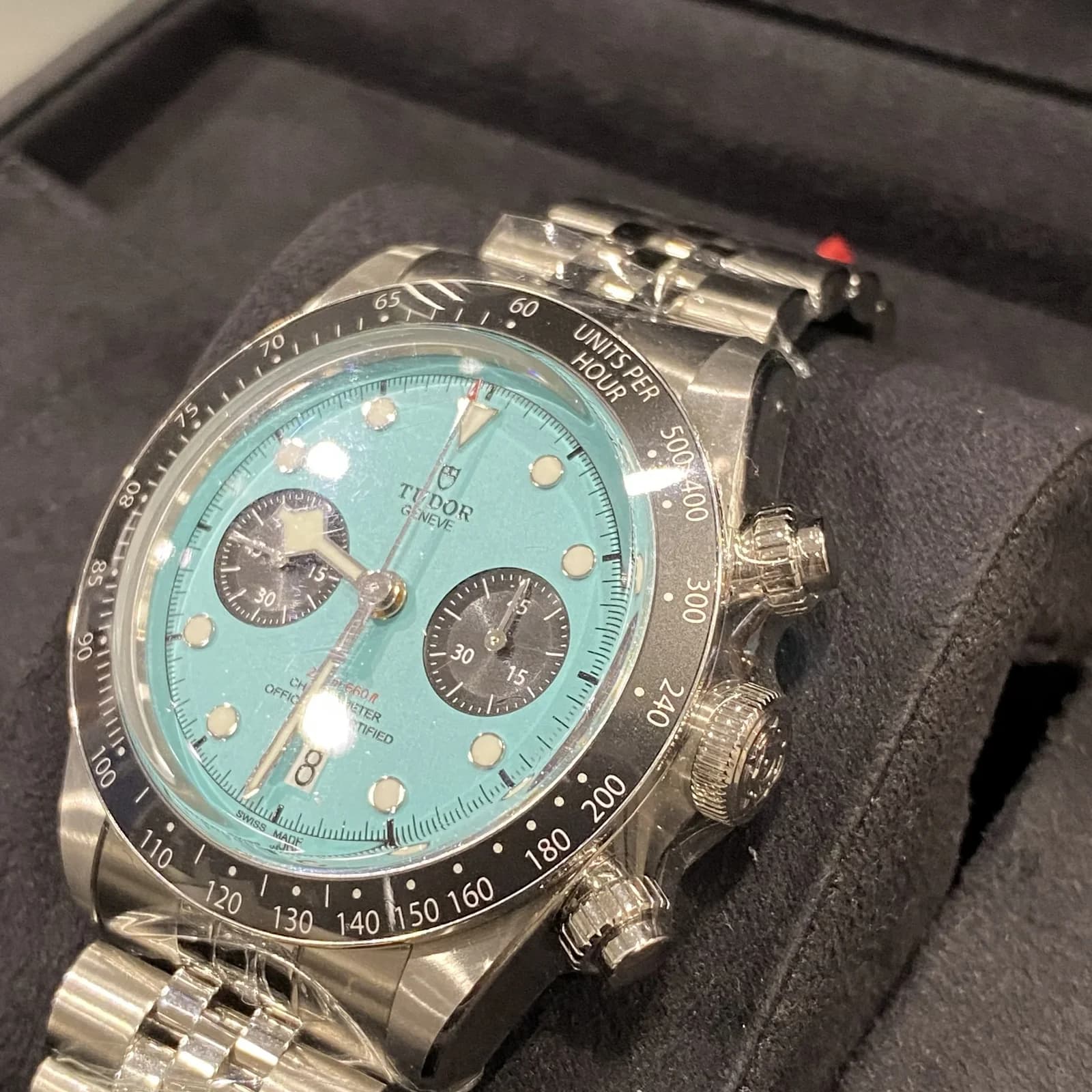 Thumb Heritage Black Bay Chronograph Flamingo Blue