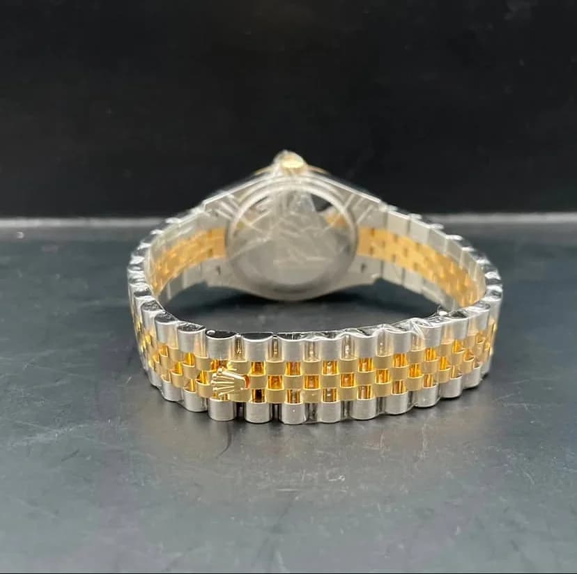 Thumb Datejust 31 Stainless Steel / Yellow Gold / Fluted / MOP / Jubilee