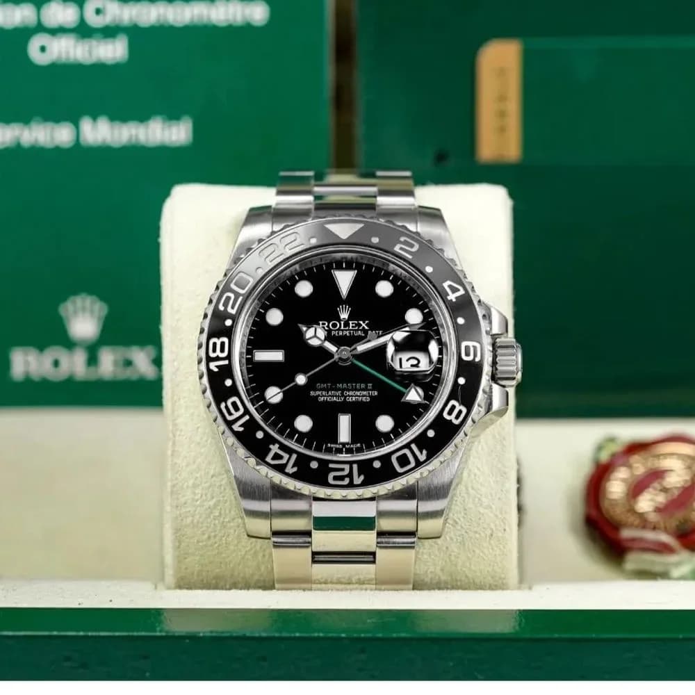 Thumb GMT-Master II Stainless Steel / LN