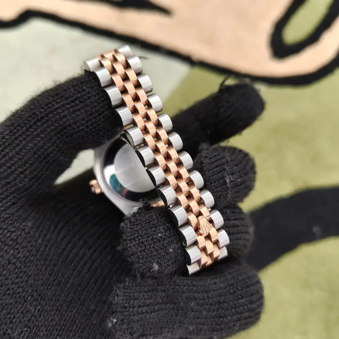 Thumb Datejust 31 Rolesor Everose Fluted / Jubilee / White Roman