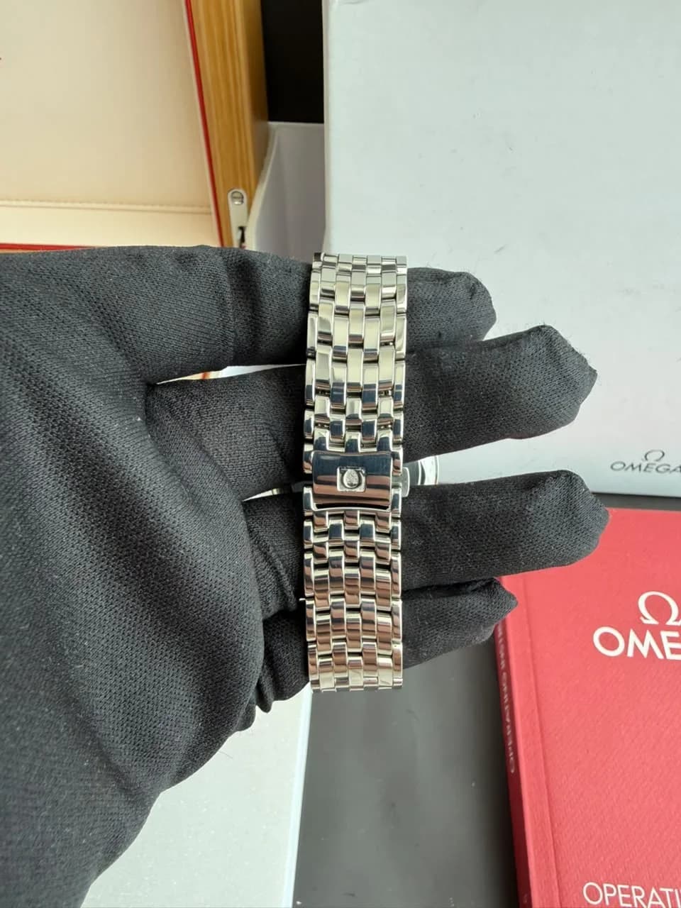 Thumb De Ville Prestige Co-Axial 36.8 Stainless Steel / Vintage Blue / Bracelet