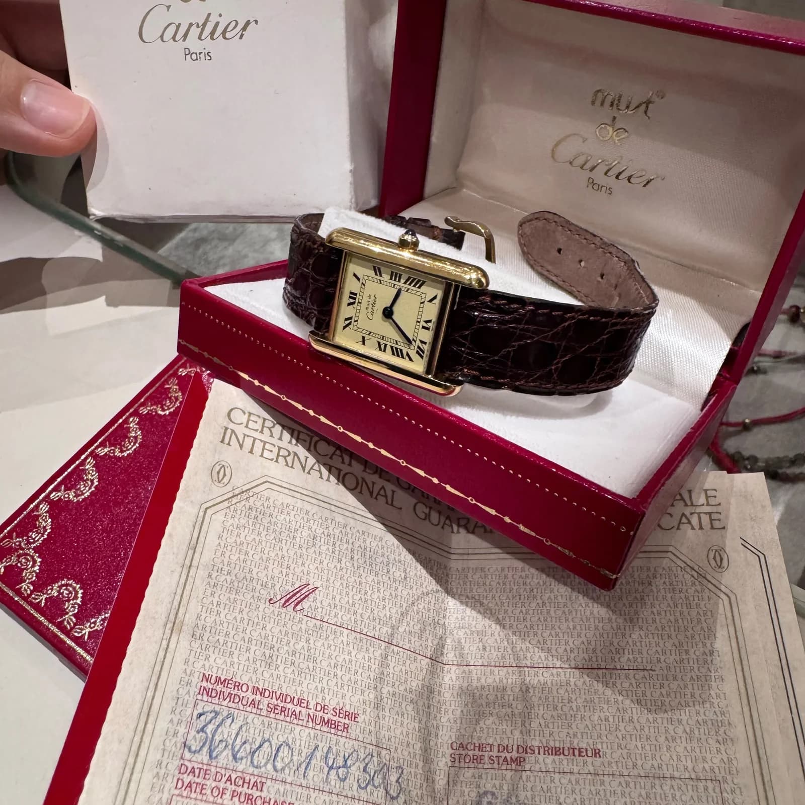 Thumb Must de Cartier Tank Quartz