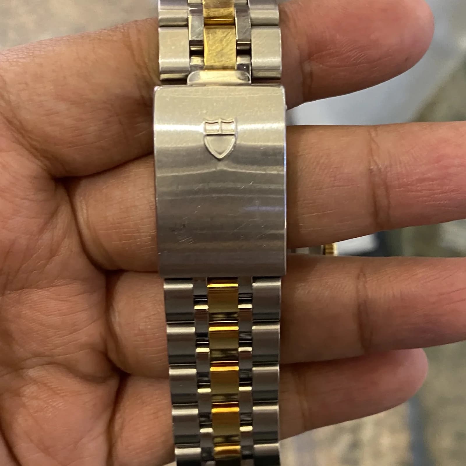 Thumb Classic Day-Date Stainlees Steel / Yellow Gold / Bracelet